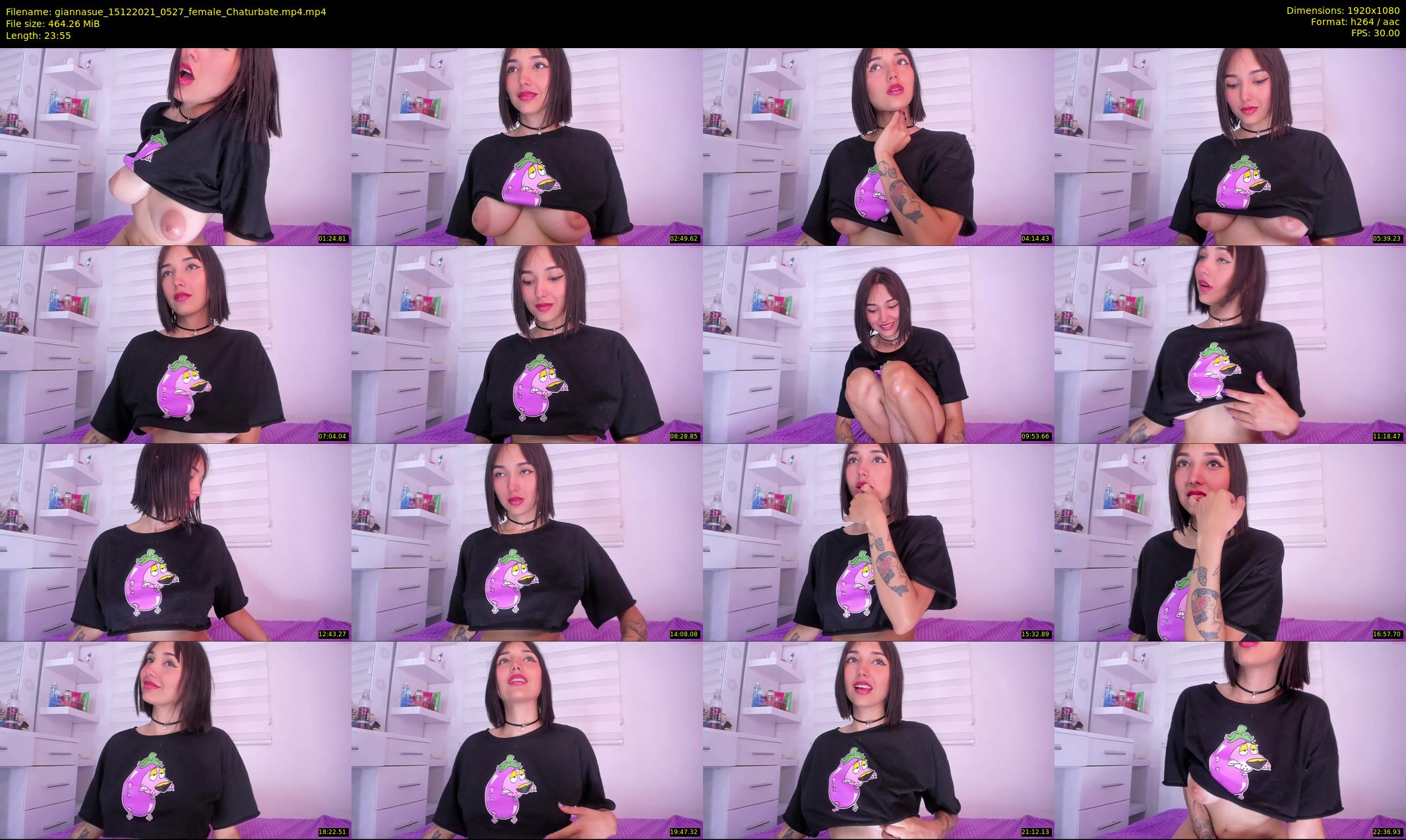 giannasue — 24 minute Chaturbate female cam show recording, 1080p, Dec 15, 2021