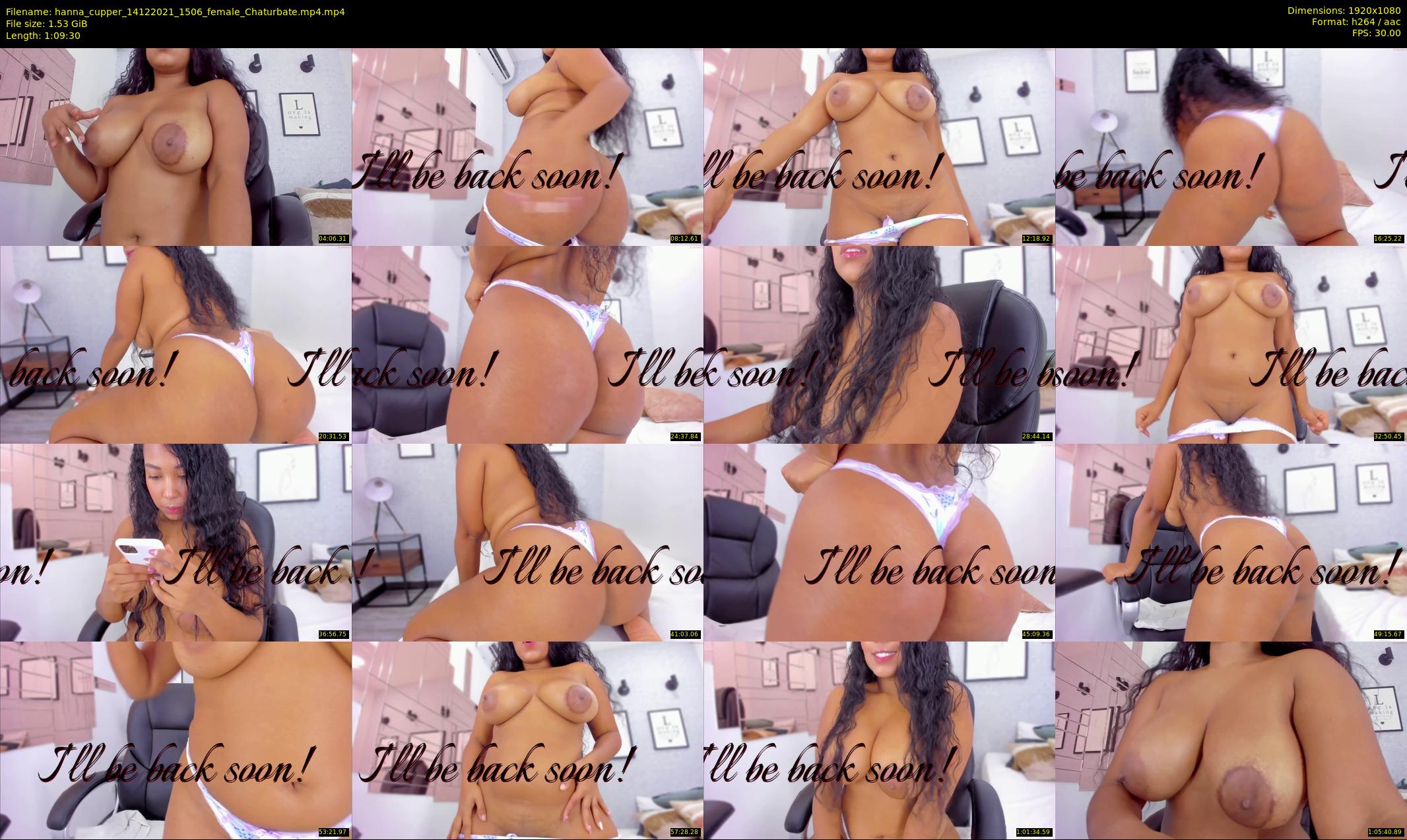 hanna_cupper — 70 minute Chaturbate female cam show recording, 1080p, Dec 14, 2021