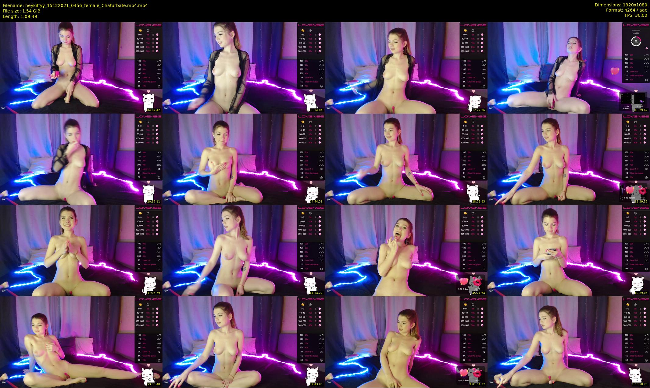 heykittyy — 70 minute Chaturbate couple cam show recording, 1080p, Dec 15, 2021