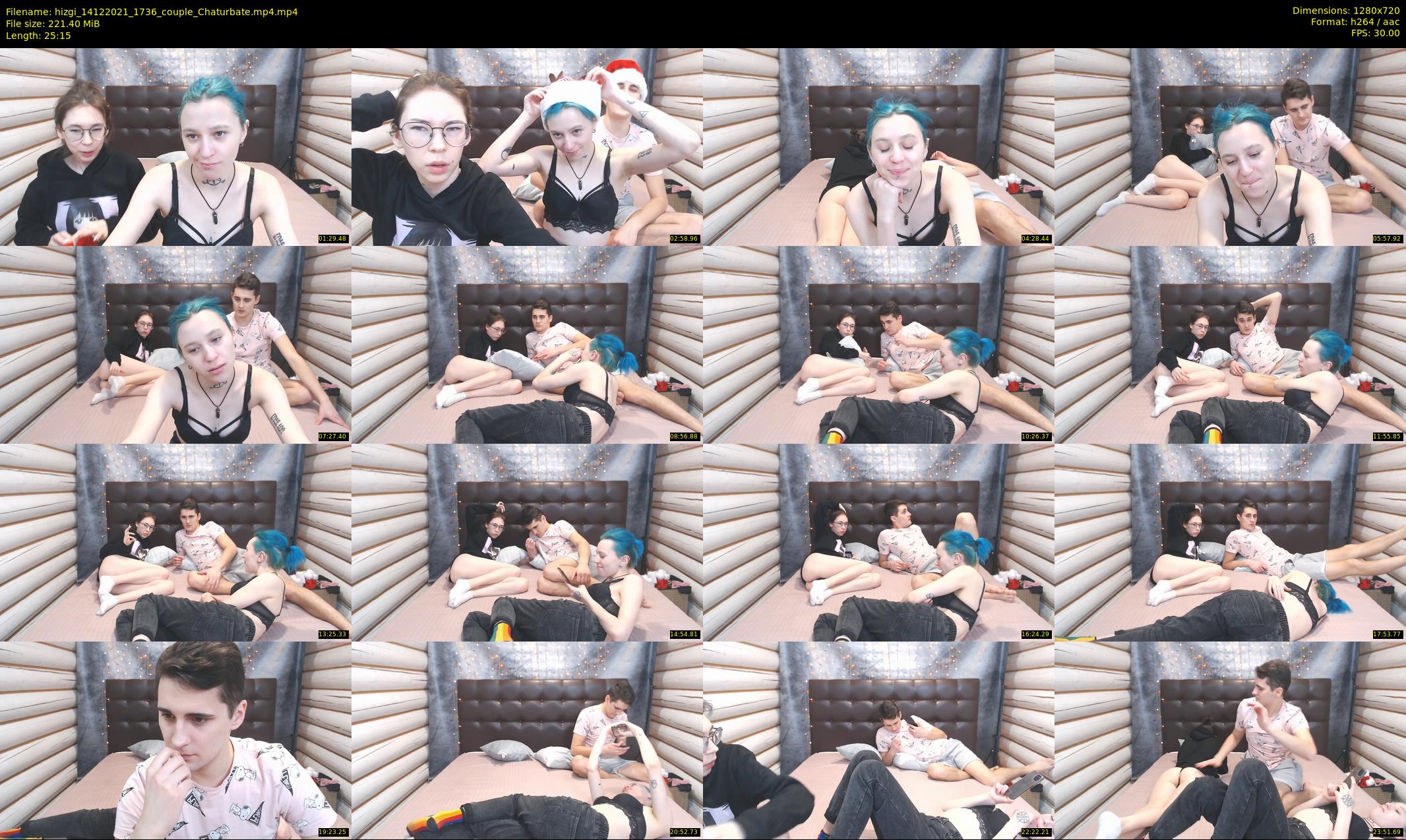 hizgi — 26 minute Chaturbate couple cam show recording, 720p, Dec 14, 2021