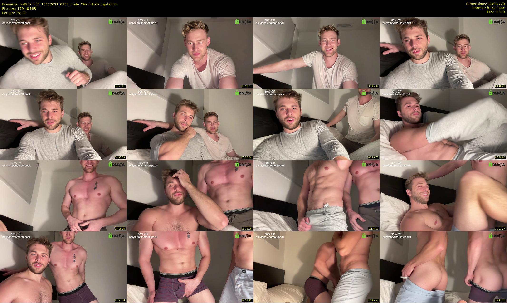 hot8pack01 — 16 minute Chaturbate male cam show recording, 720p, Dec 15, 2021