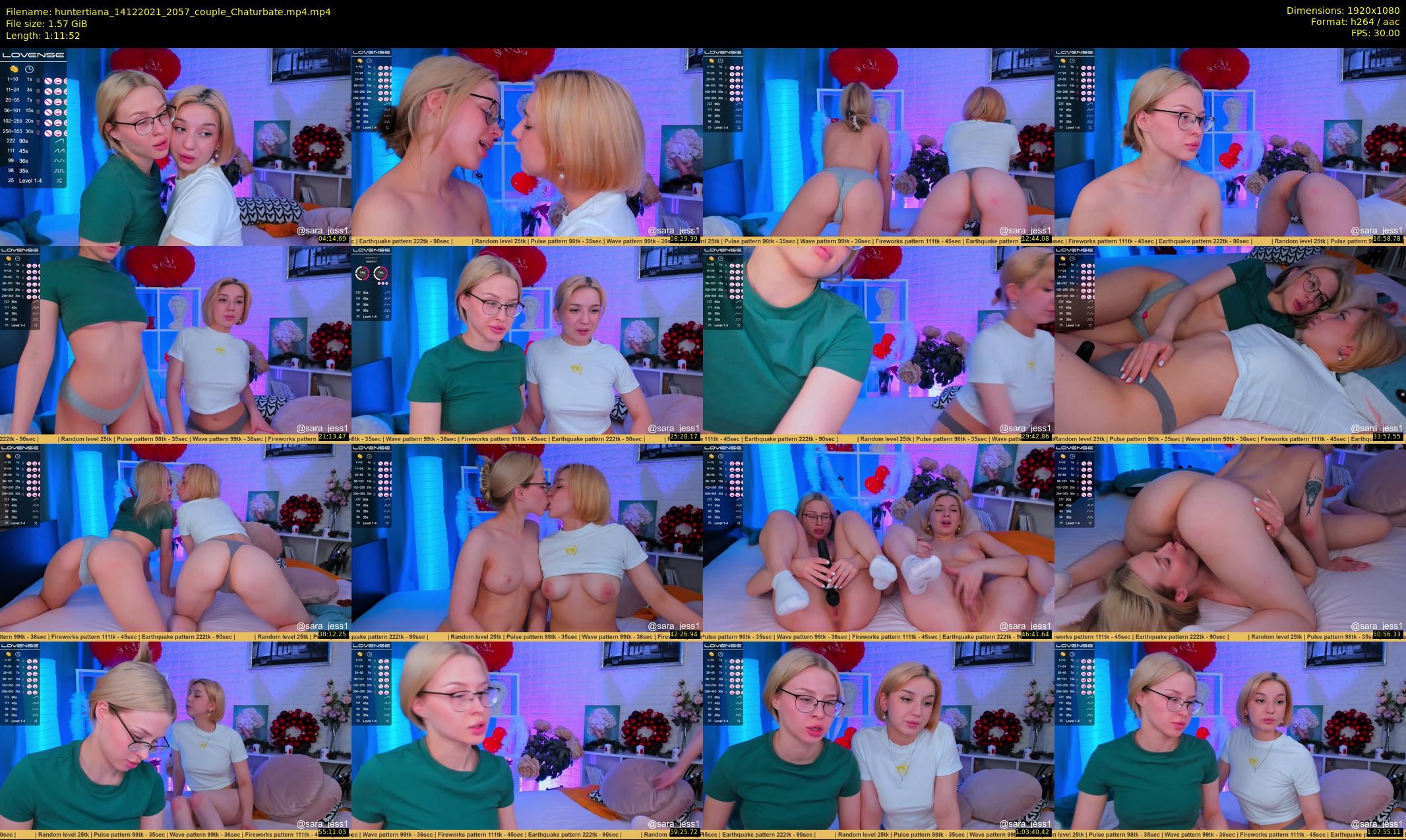 huntertiana — 72 minute Chaturbate female cam show recording, 1080p, Dec 14, 2021