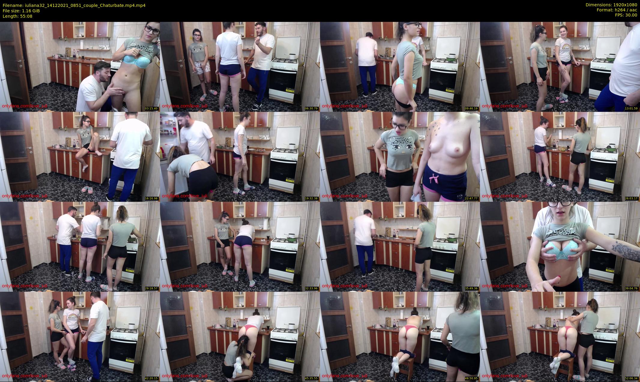 iuliana32 — 56 minute Chaturbate couple cam show recording, 1080p, Dec 14, 2021