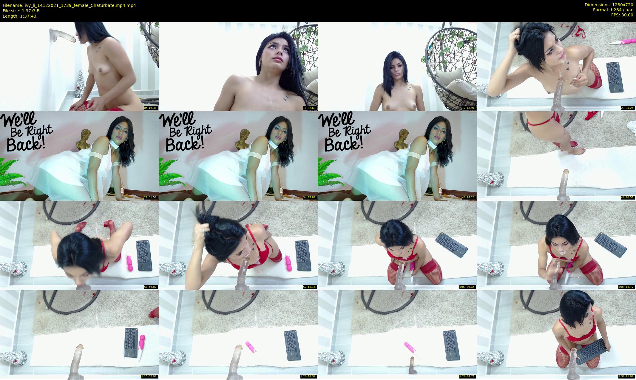 ivy_li — 98 minute Chaturbate female cam show recording, 720p, Dec 14, 2021
