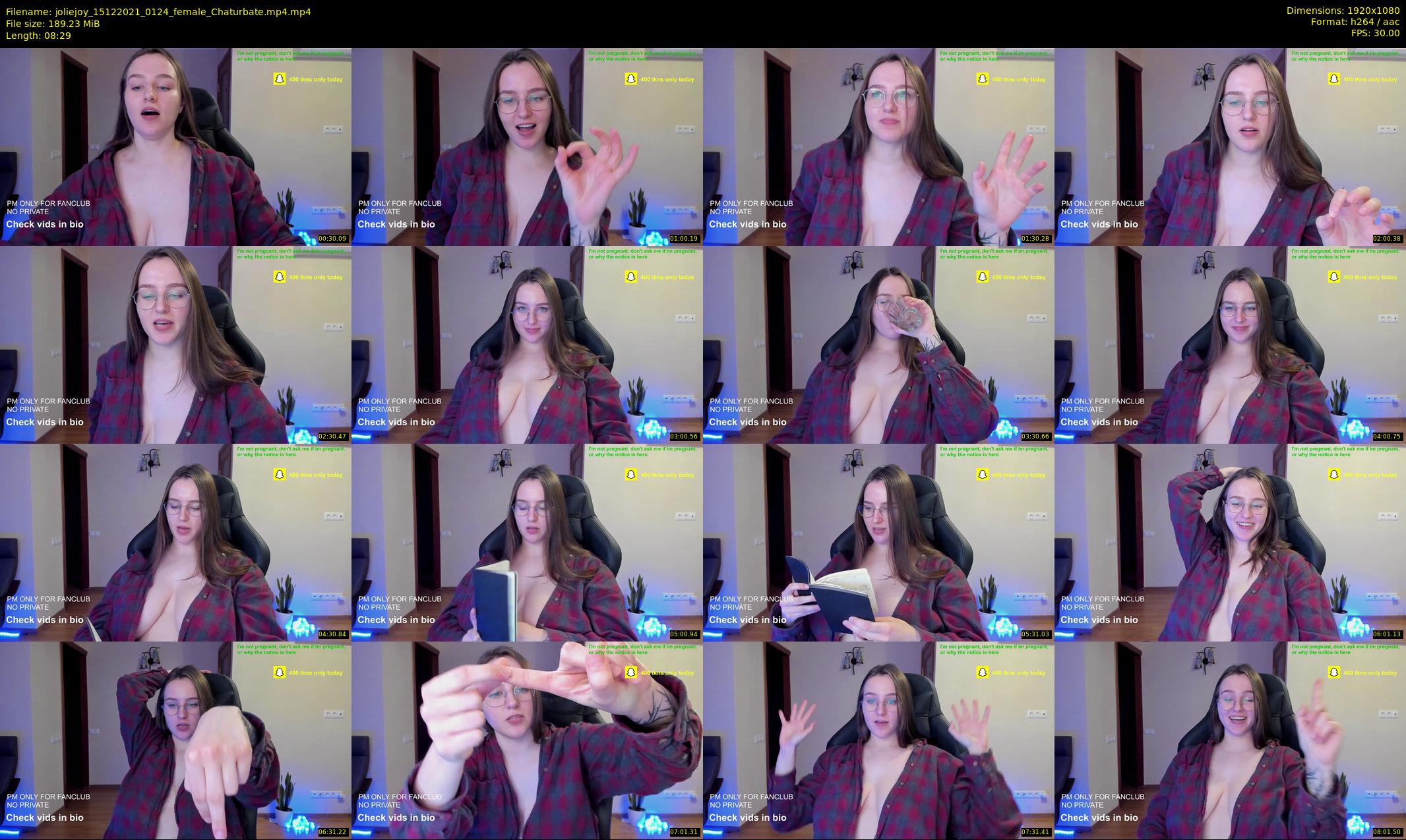 joliejoy — 9 minute Chaturbate female cam show recording, 1080p, Dec 15, 2021