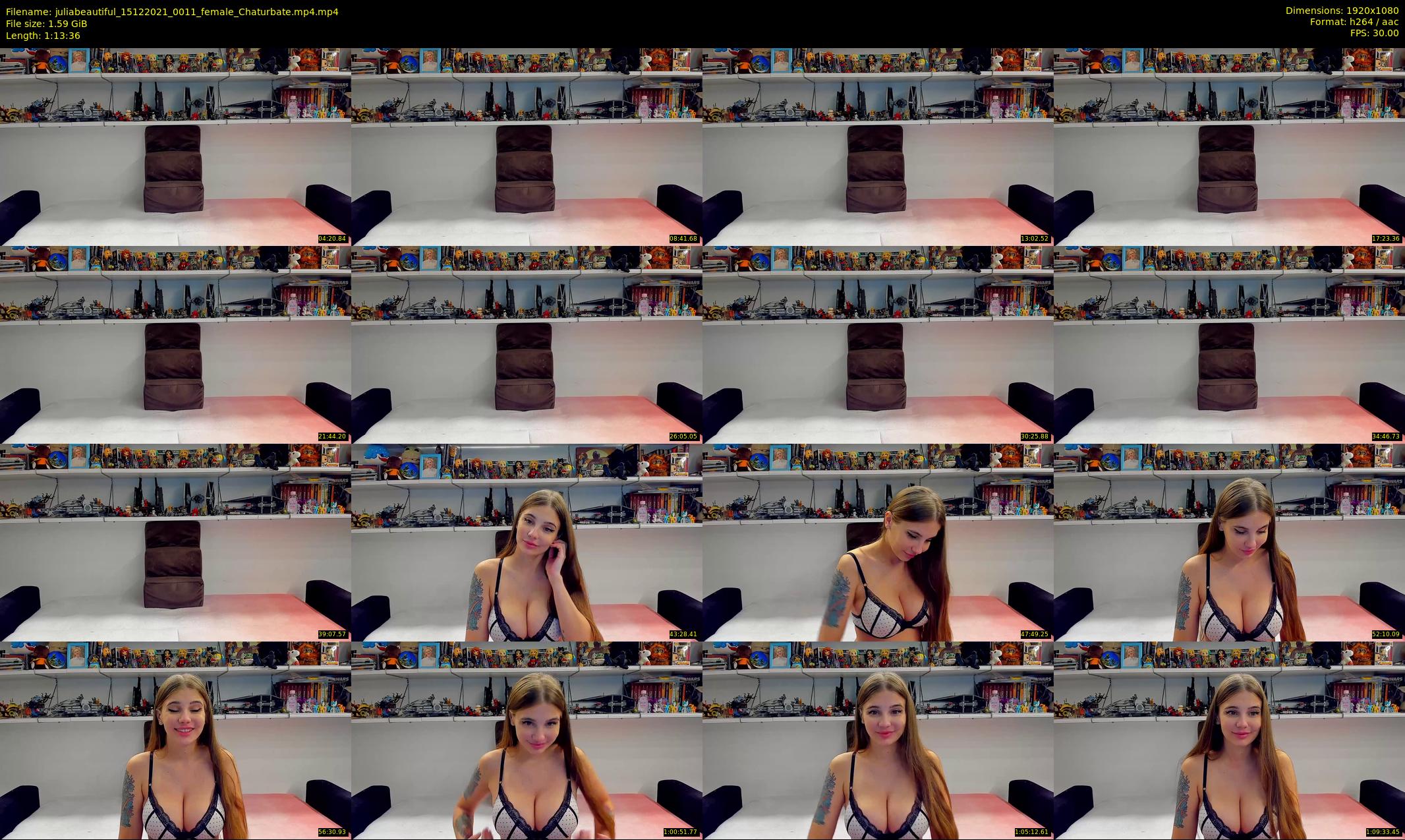 juliabeautiful — 74 minute Chaturbate female cam show recording, 1080p, Dec 15, 2021
