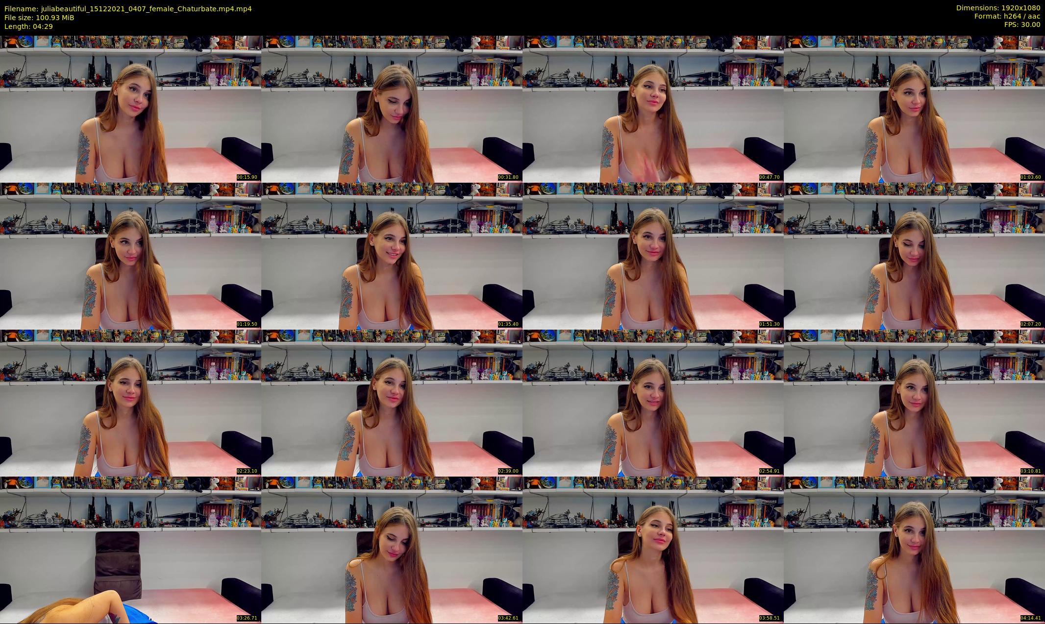juliabeautiful — 5 minute Chaturbate female cam show recording, 1080p, Dec 15, 2021