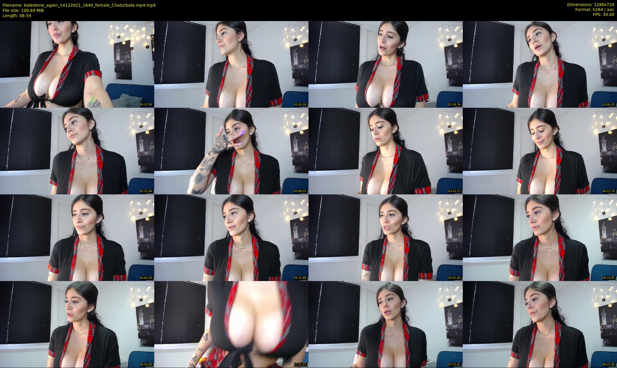 katestone_again — 9 minute Chaturbate female cam show recording, 720p, Dec 14, 2021