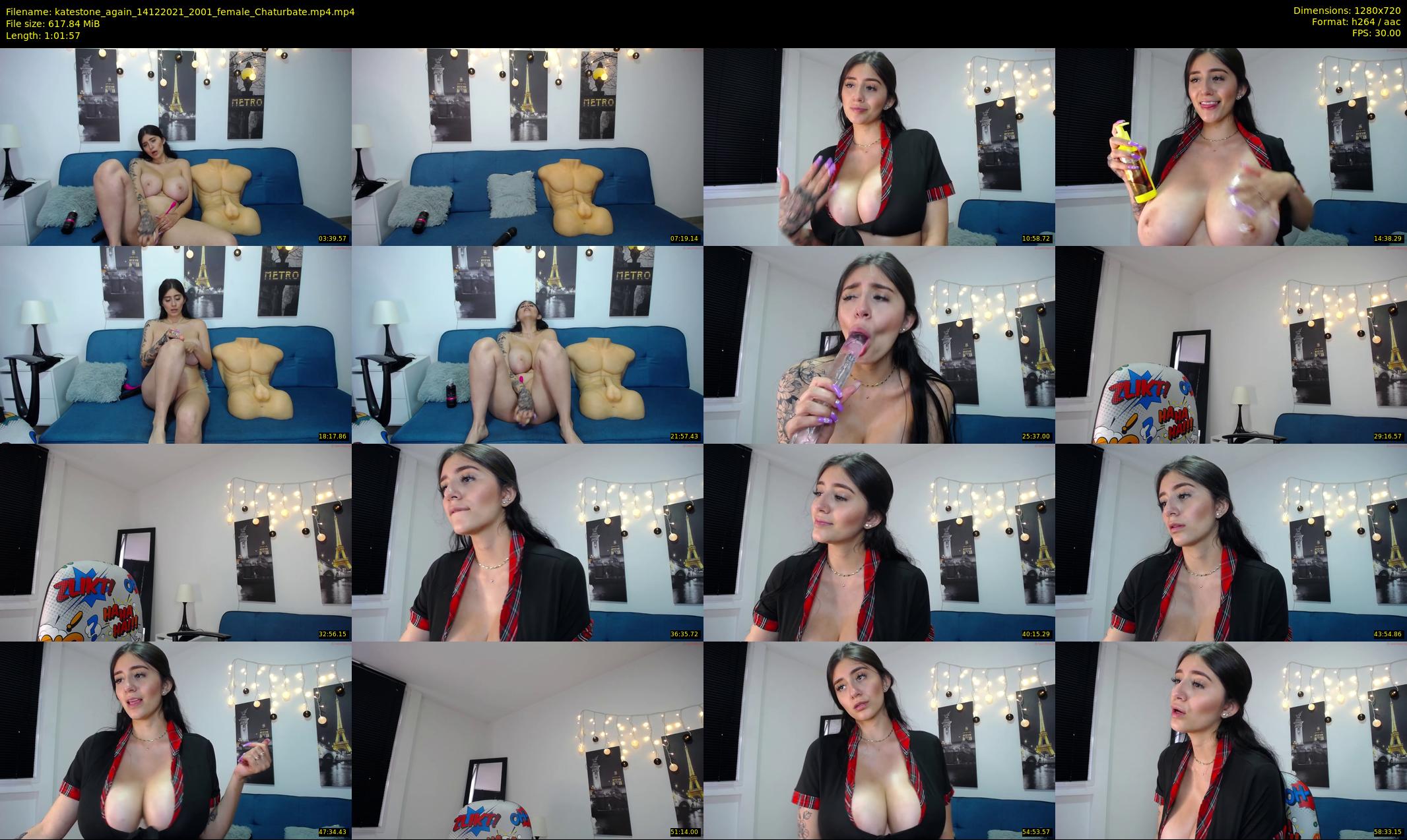 katestone_again — 62 minute Chaturbate female cam show recording, 720p, Dec 14, 2021