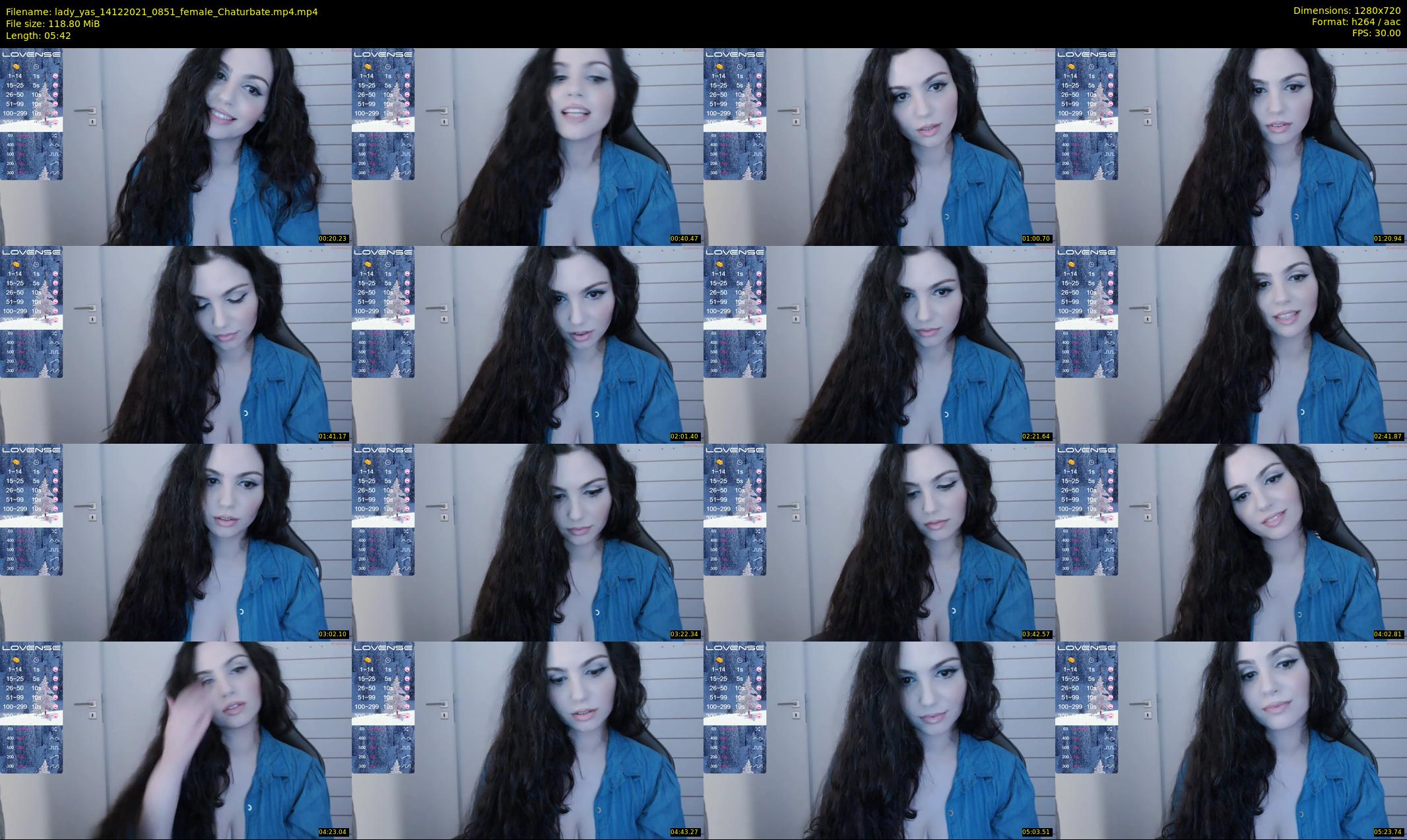 lady_yas — 6 minute Chaturbate female cam show recording, 720p, Dec 14, 2021