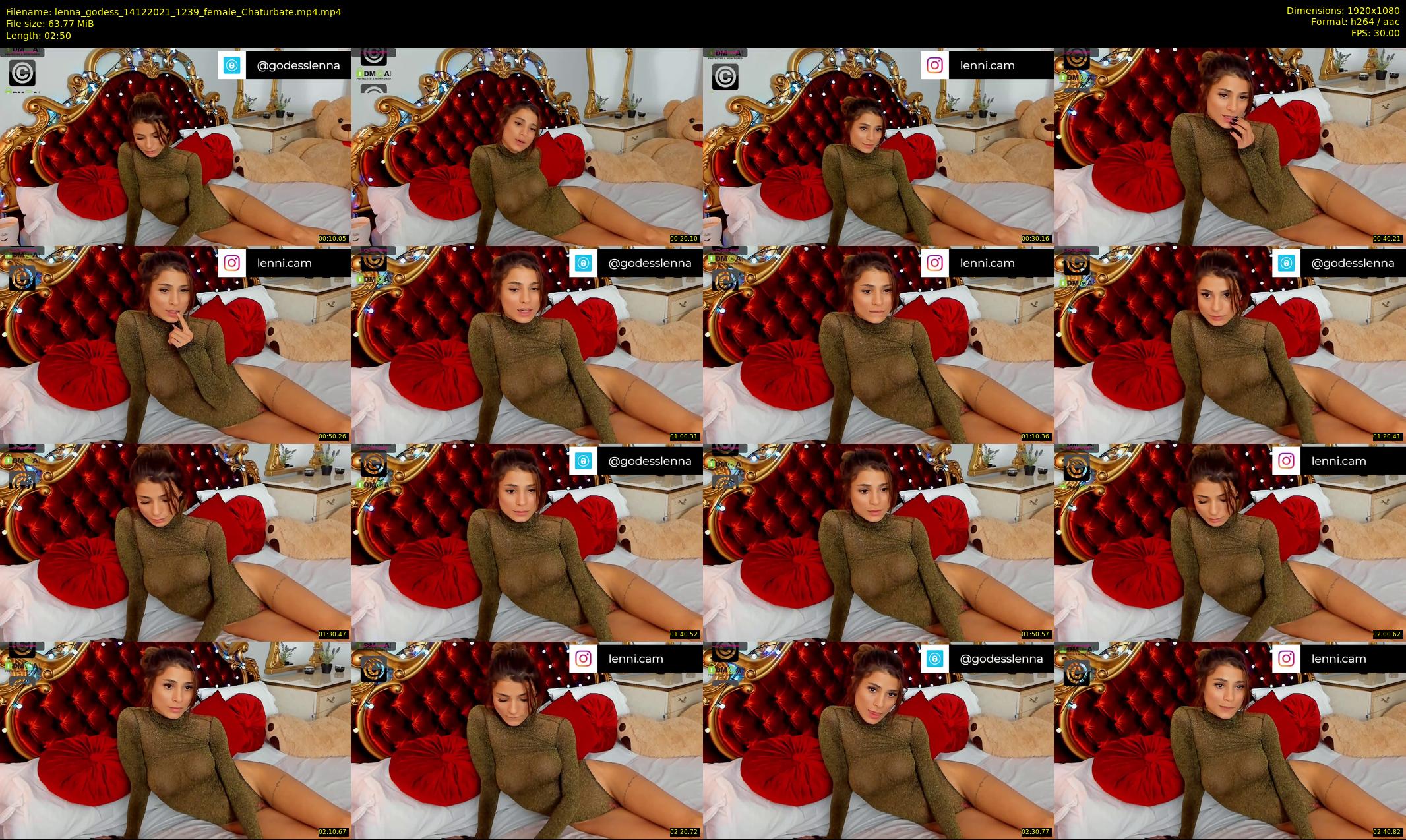 lenna_godess — 3 minute Chaturbate female cam show recording, 1080p, Dec 14, 2021