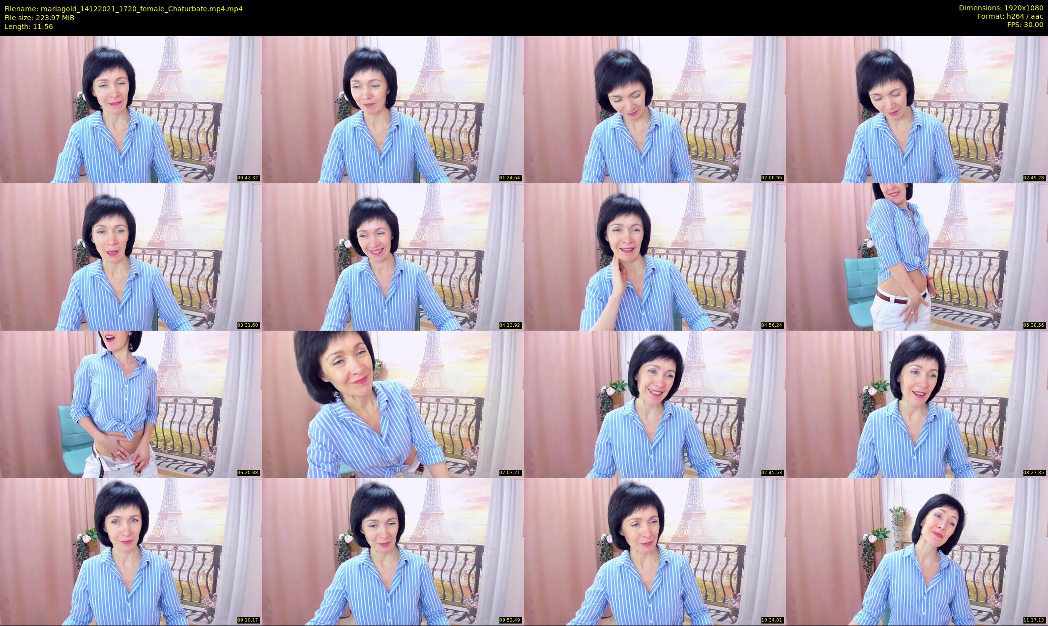 mariagold — 12 minute Chaturbate female cam show recording, 1080p, Dec 14, 2021