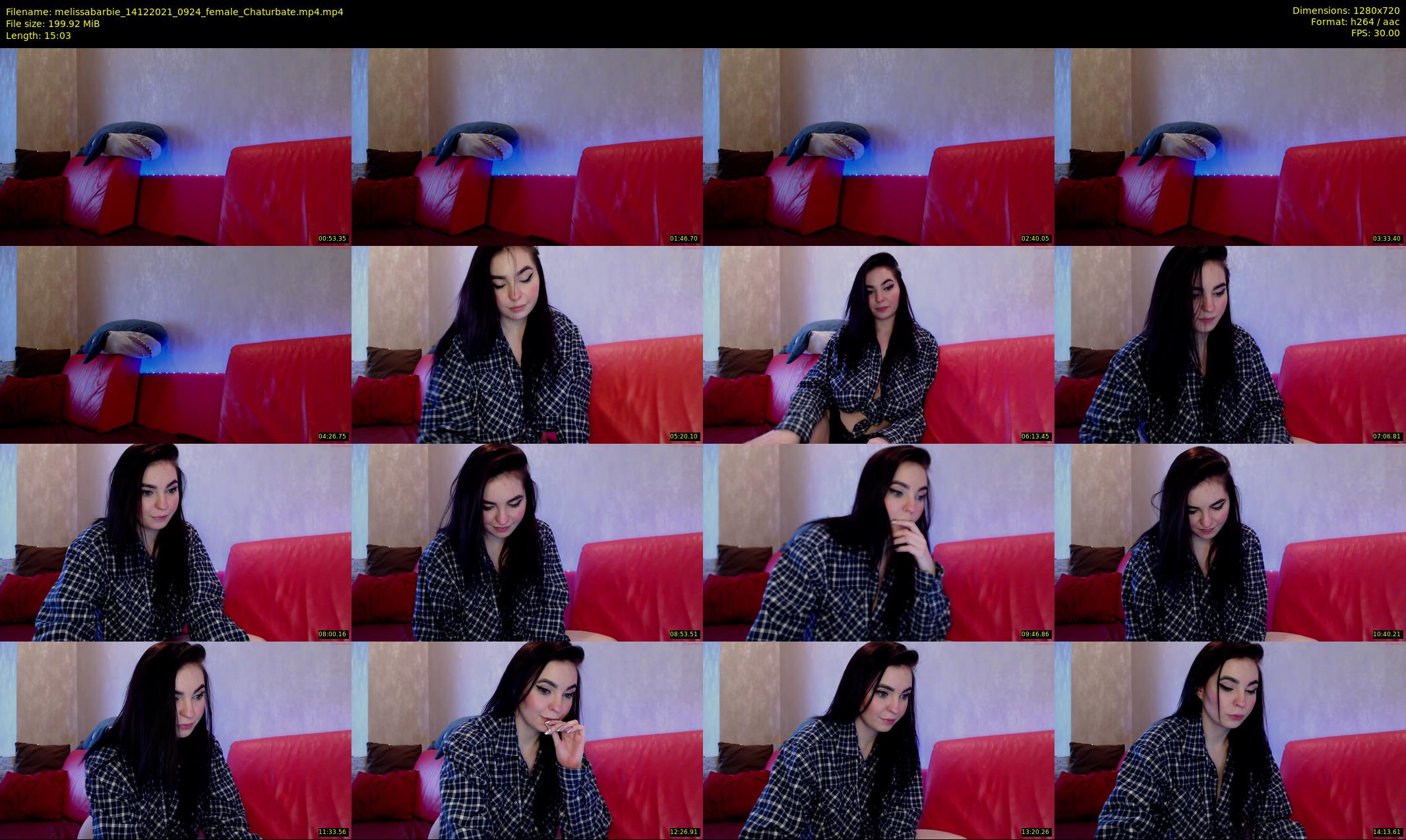 melissabarbie — 16 minute Chaturbate couple cam show recording, 720p, Dec 14, 2021