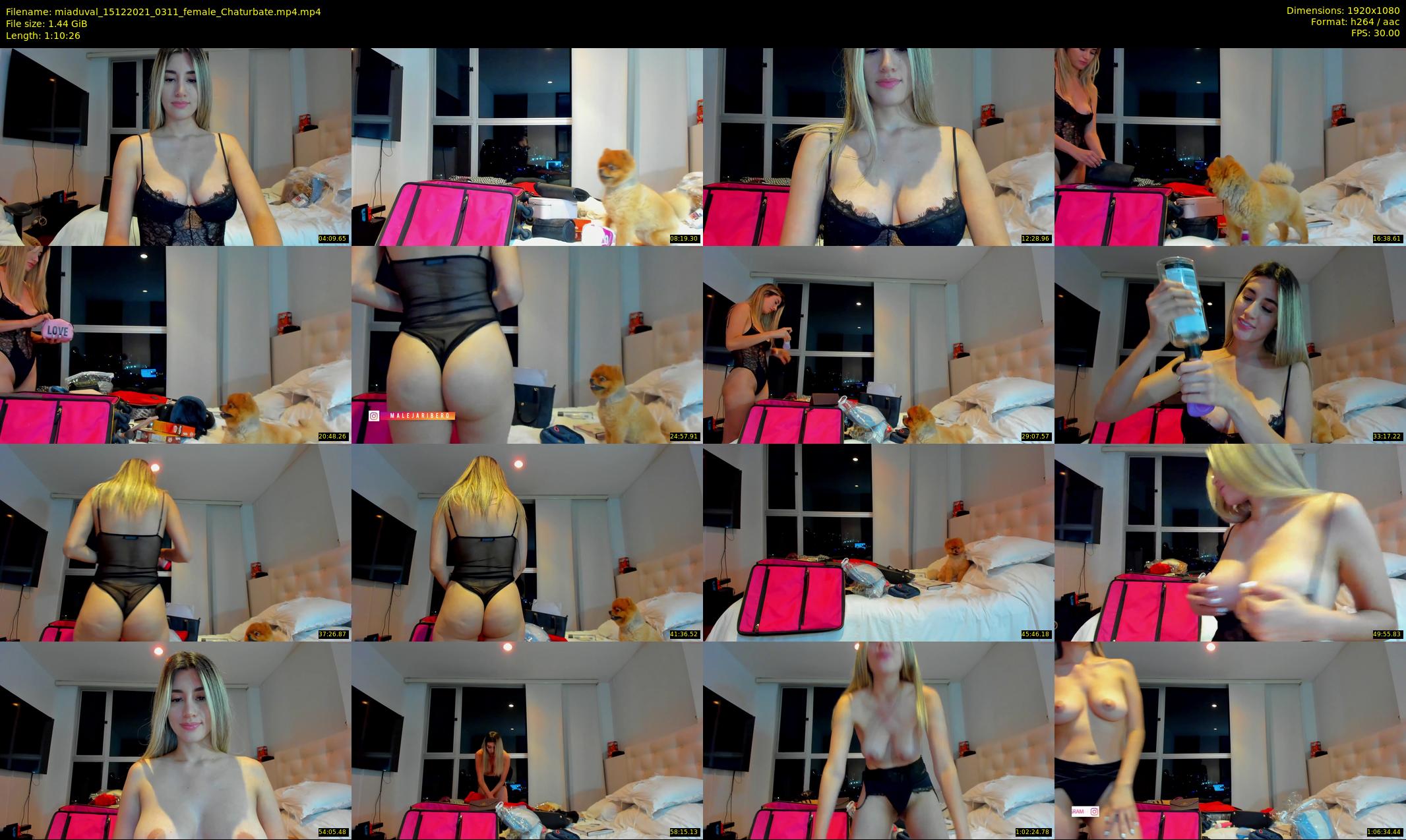 miaduval — 71 minute Chaturbate female cam show recording, 1080p, Dec 15, 2021