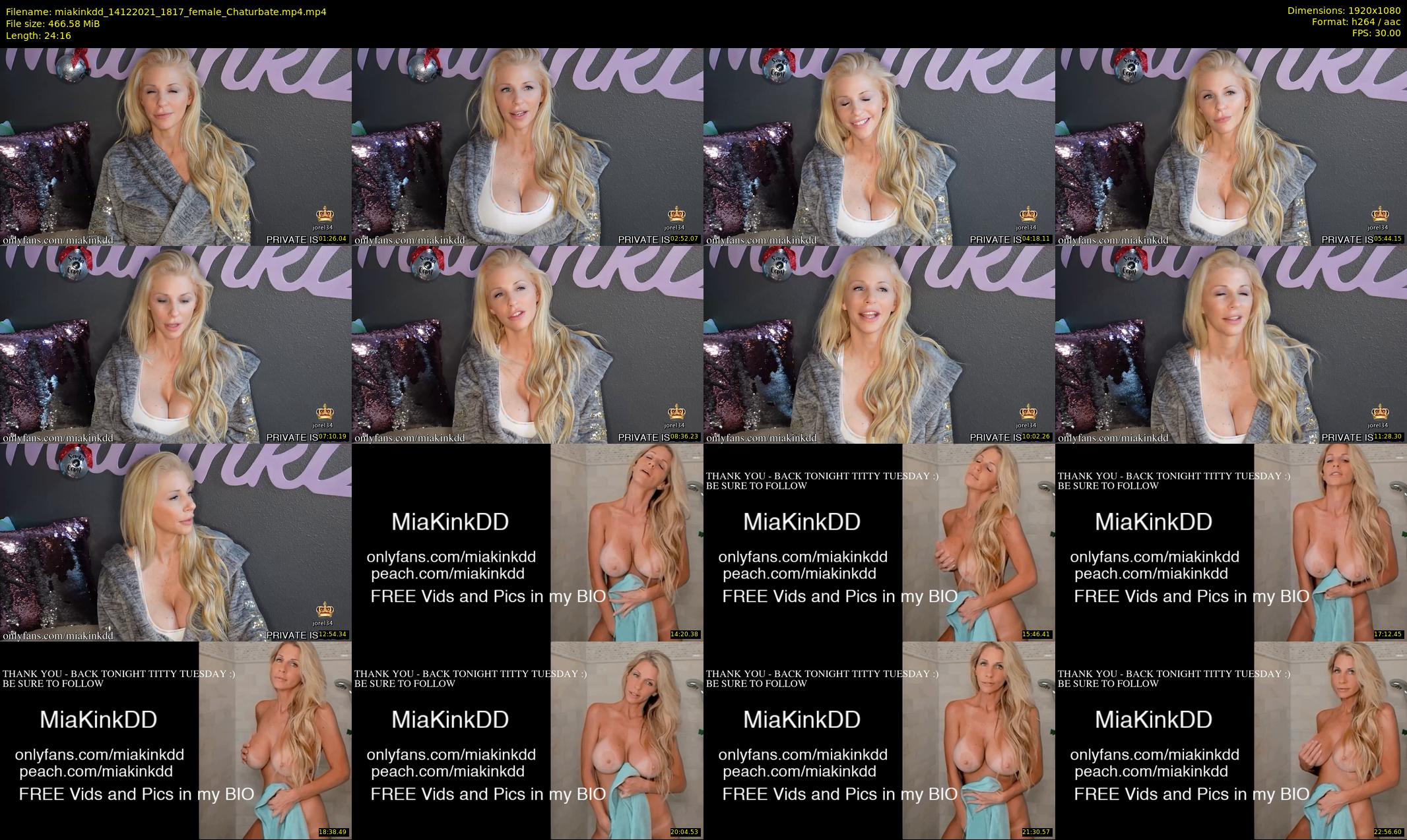 miakinkdd — 25 minute Chaturbate female cam show recording, 1080p, Dec 14, 2021
