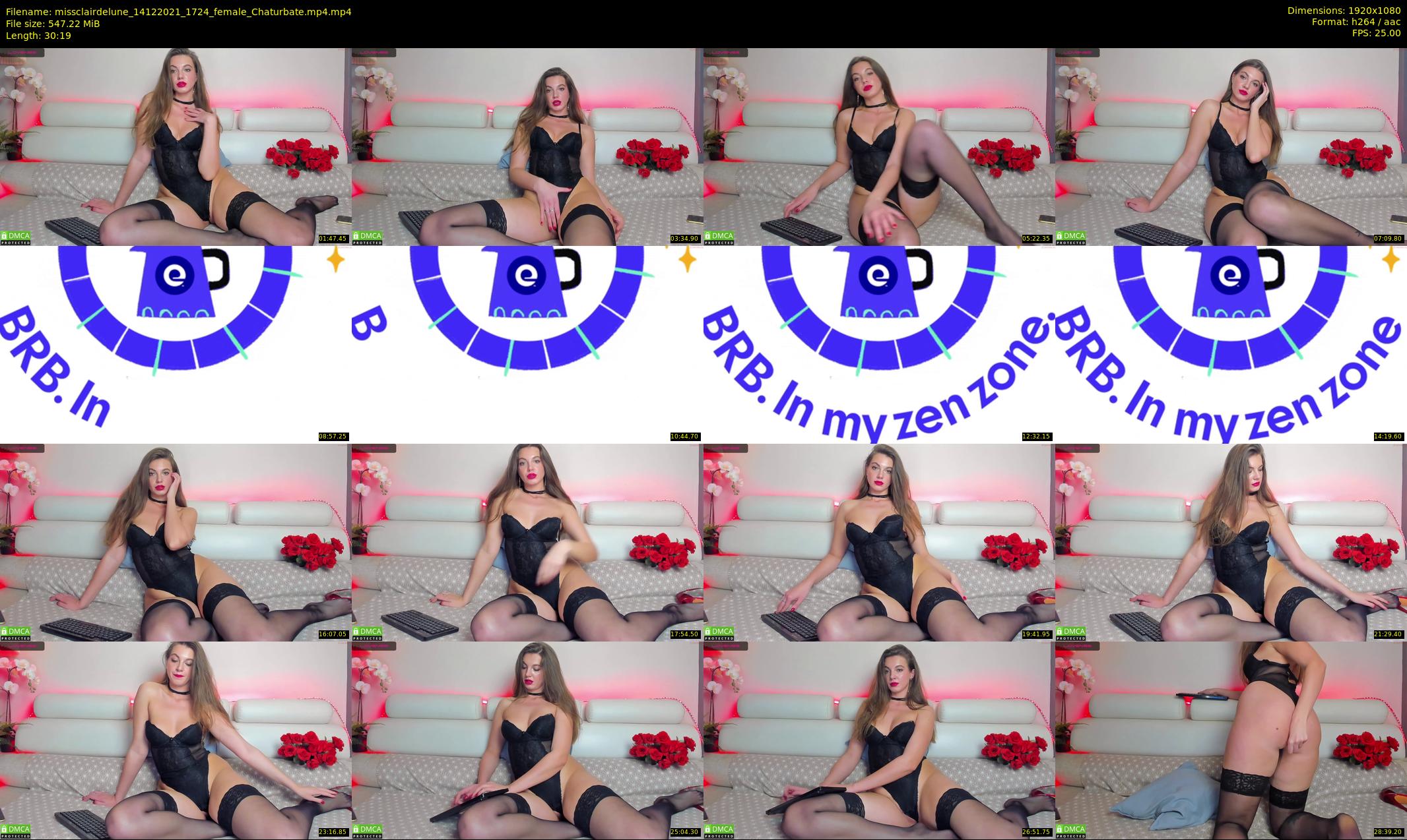 missclairdelune — 31 minute Chaturbate female cam show recording, 1080p, Dec 14, 2021