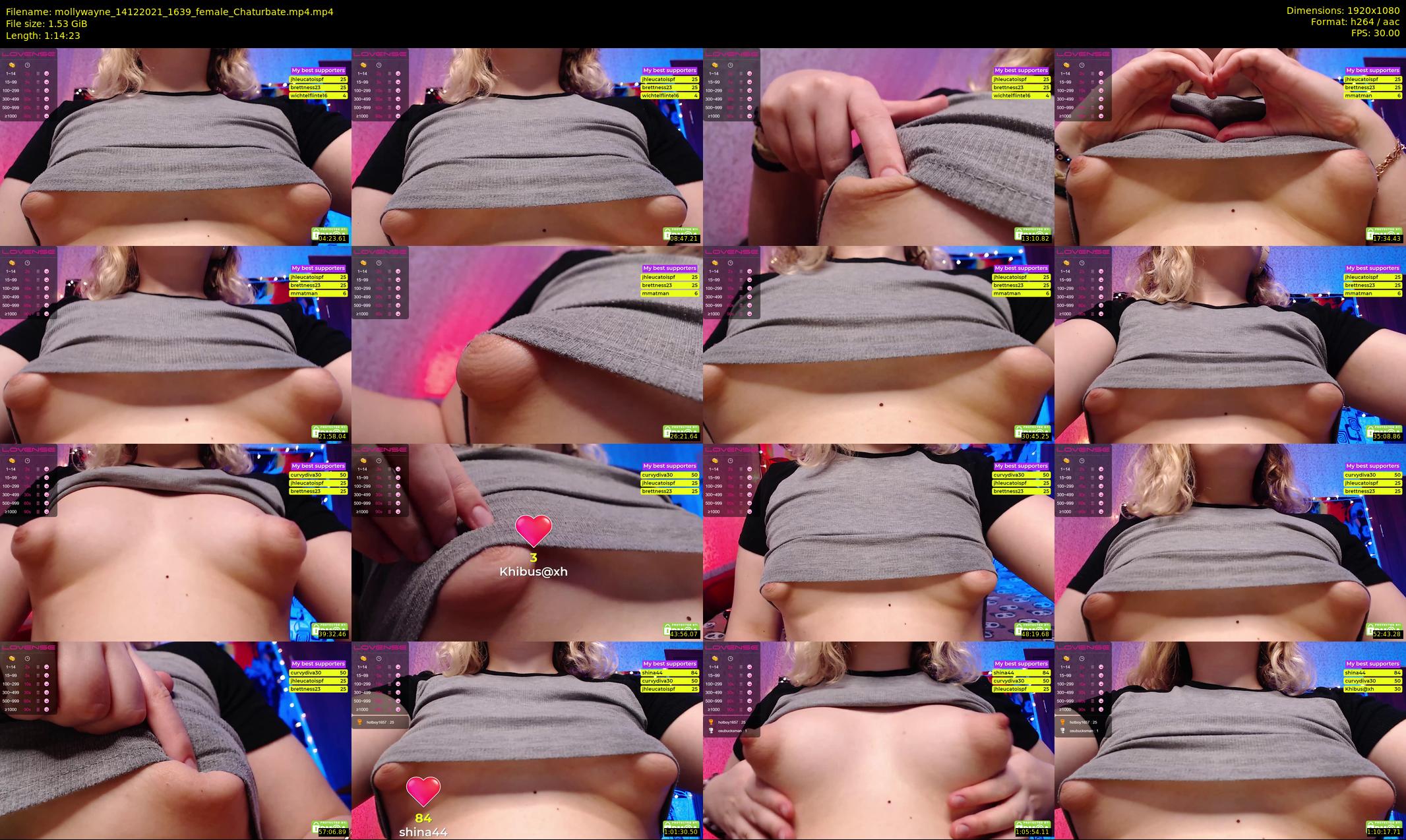 mollywayne — 75 minute Chaturbate female cam show recording, 1080p, Dec 14, 2021