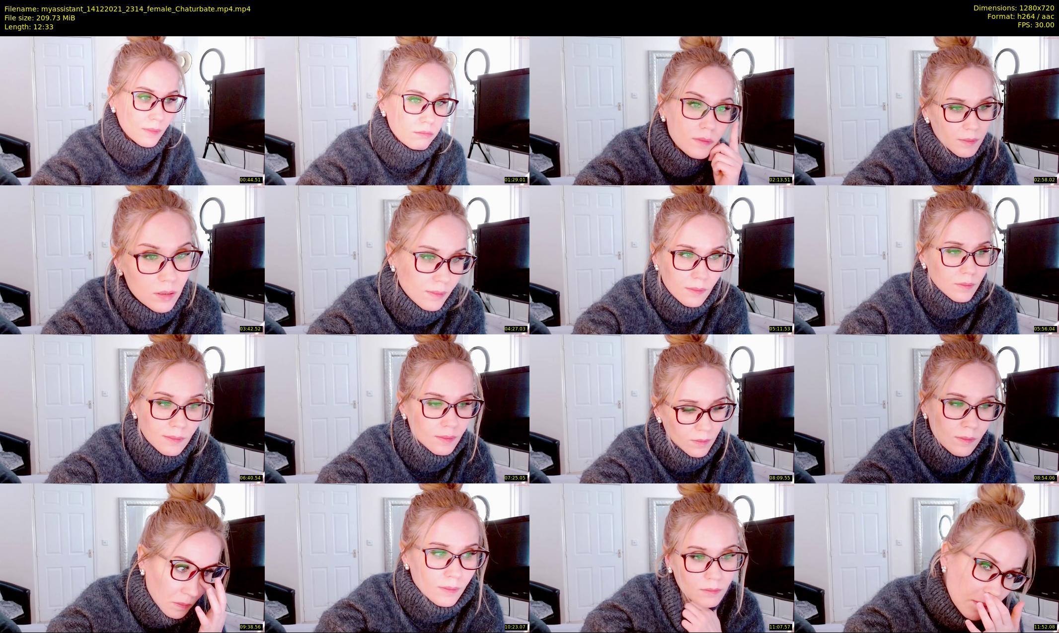 myassistant — 13 minute Chaturbate female cam show recording, 720p, Dec 14, 2021