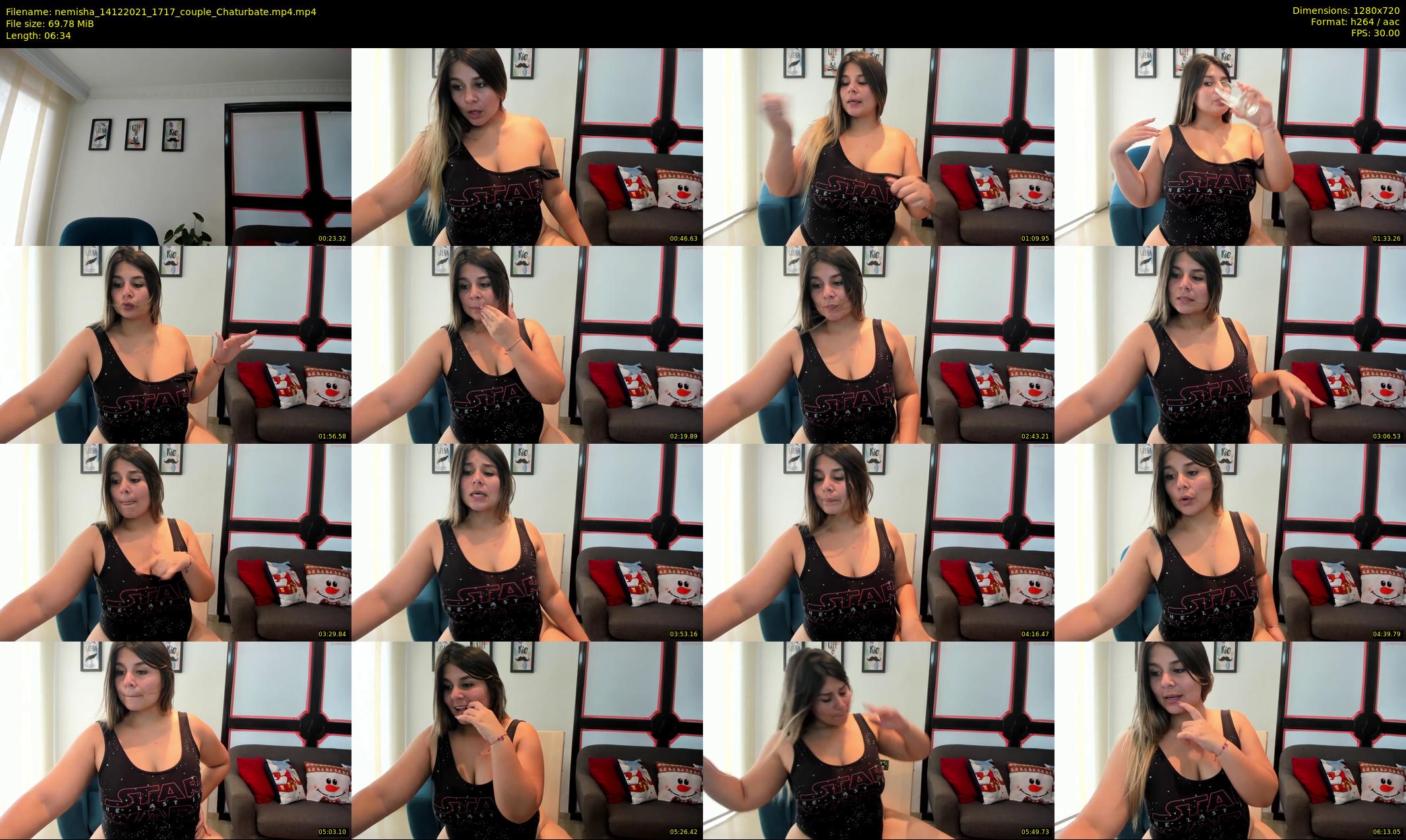 nemisha — 7 minute Chaturbate female cam show recording, 720p, Dec 14, 2021
