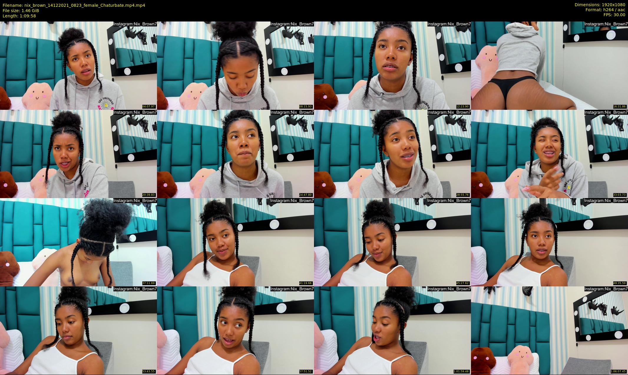 nix_brown — 70 minute Chaturbate female cam show recording, 1080p, Dec 14, 2021