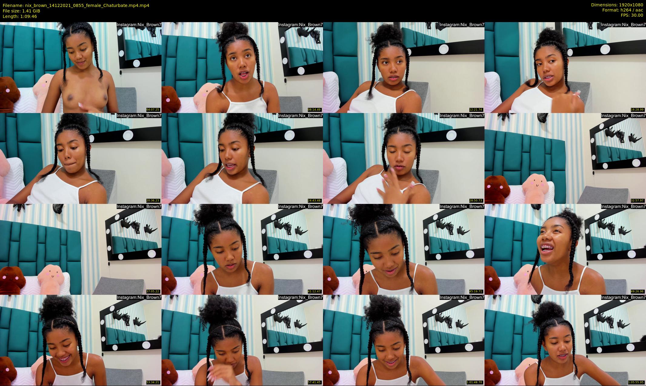 nix_brown — 70 minute Chaturbate female cam show recording, 1080p, Dec 14, 2021