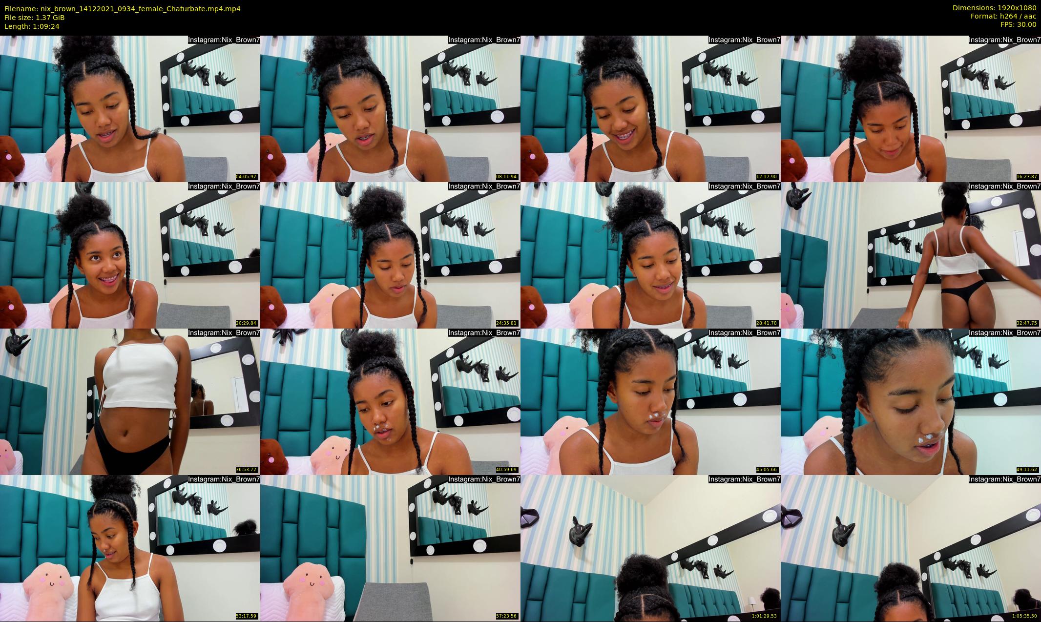 nix_brown — 70 minute Chaturbate female cam show recording, 1080p, Dec 14, 2021