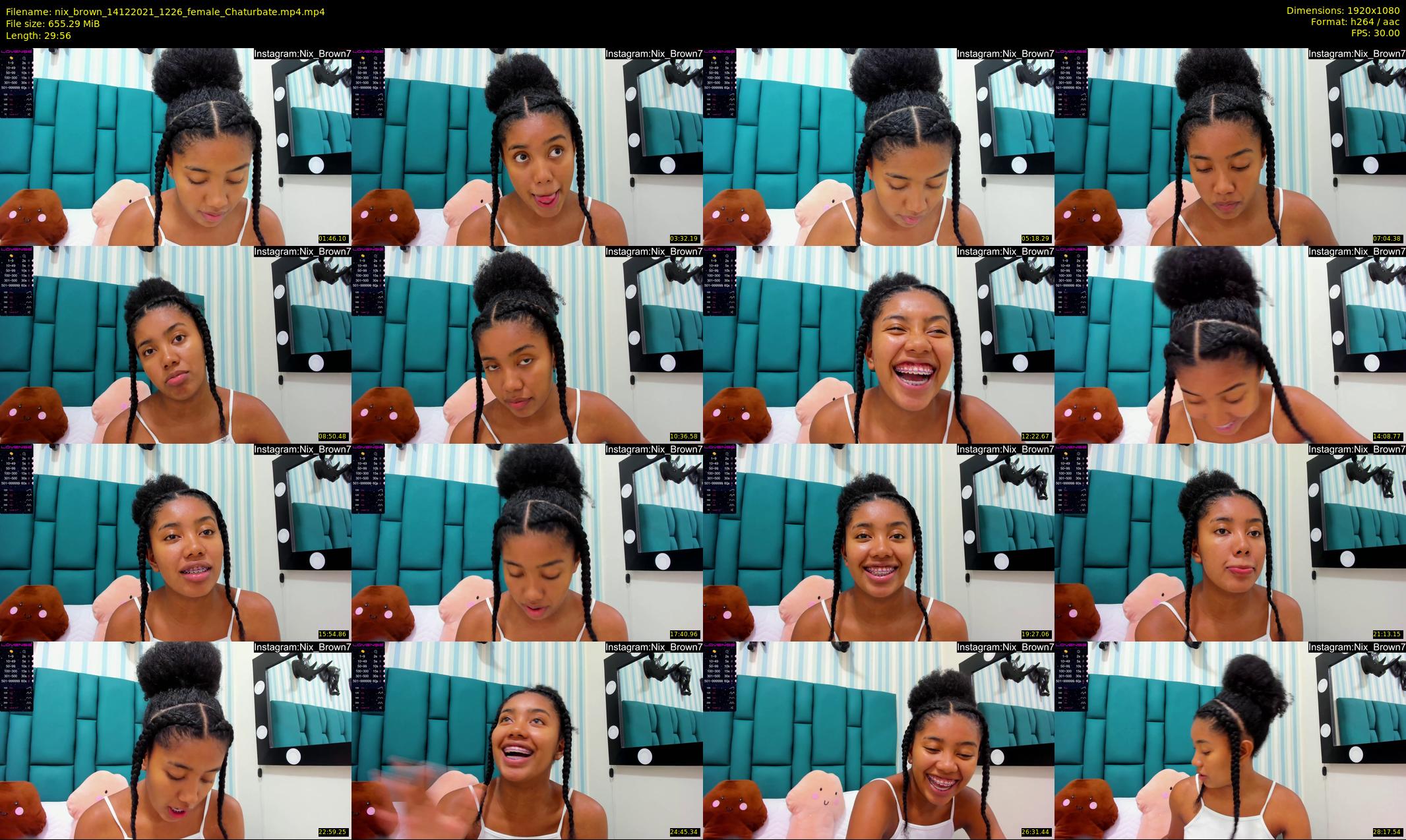 nix_brown — 30 minute Chaturbate female cam show recording, 1080p, Dec 14, 2021