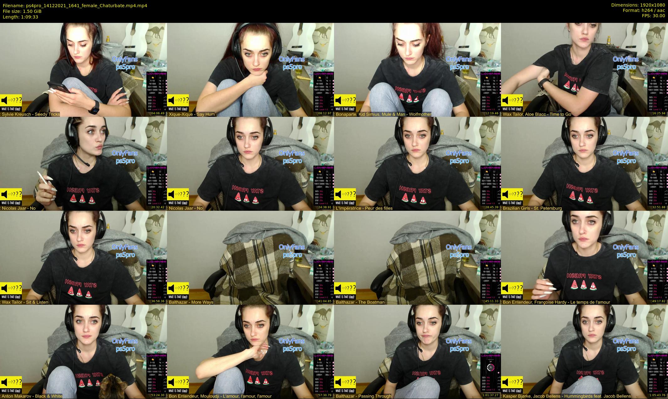 ps4pro — 70 minute Chaturbate female cam show recording, 1080p, Dec 14, 2021