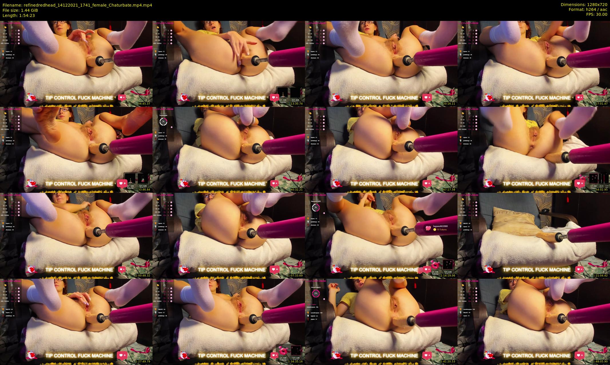 refinedredhead — 115 minute Chaturbate female cam show recording, 720p, Dec 14, 2021