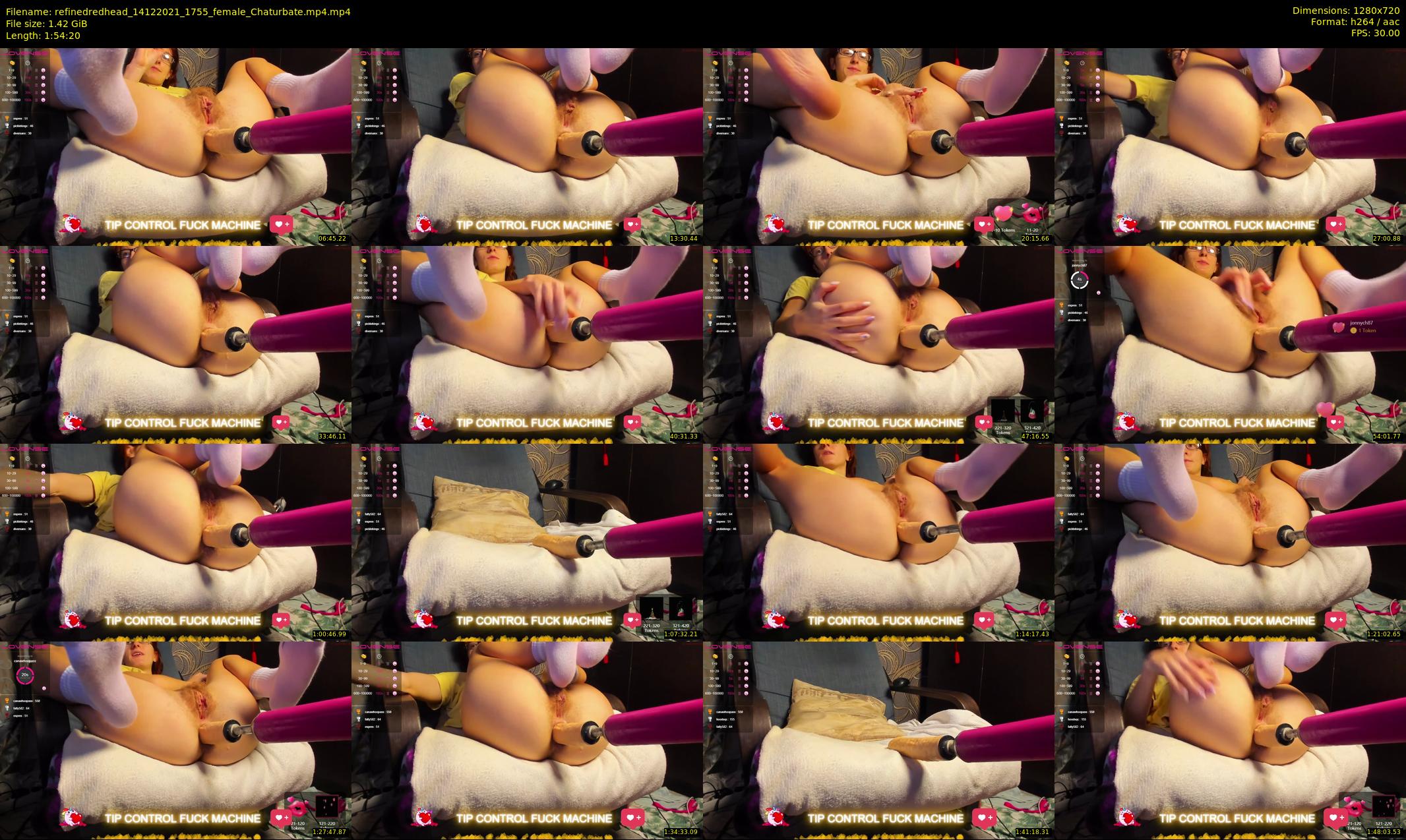 refinedredhead — 115 minute Chaturbate female cam show recording, 720p, Dec 14, 2021
