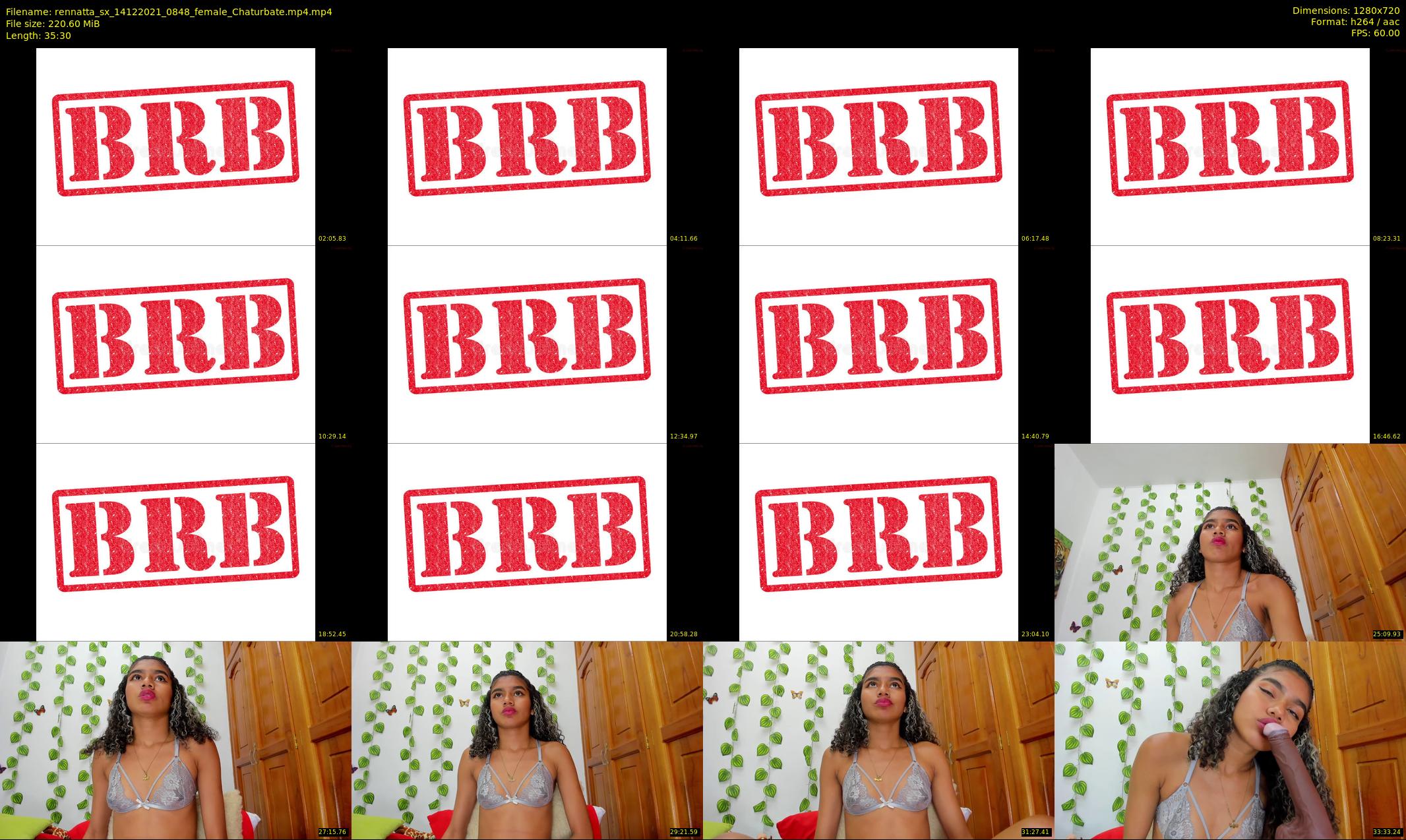 rennatta_sx — 36 minute Chaturbate female cam show recording, 720p, Dec 14, 2021