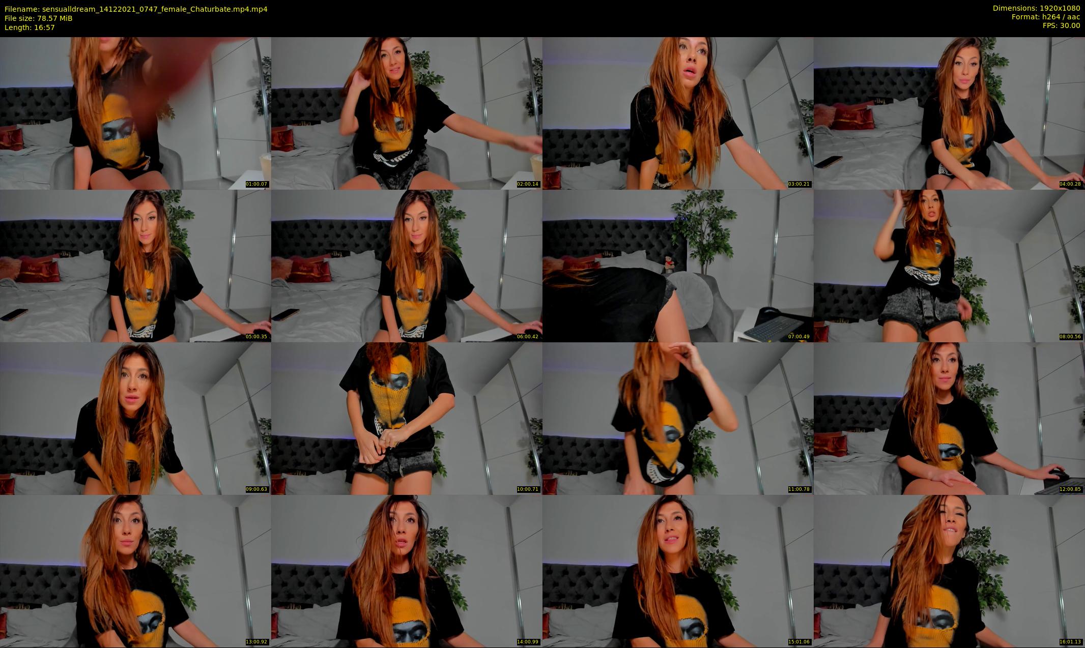 sensualldream — 17 minute Chaturbate female cam show recording, 1080p, Dec 14, 2021
