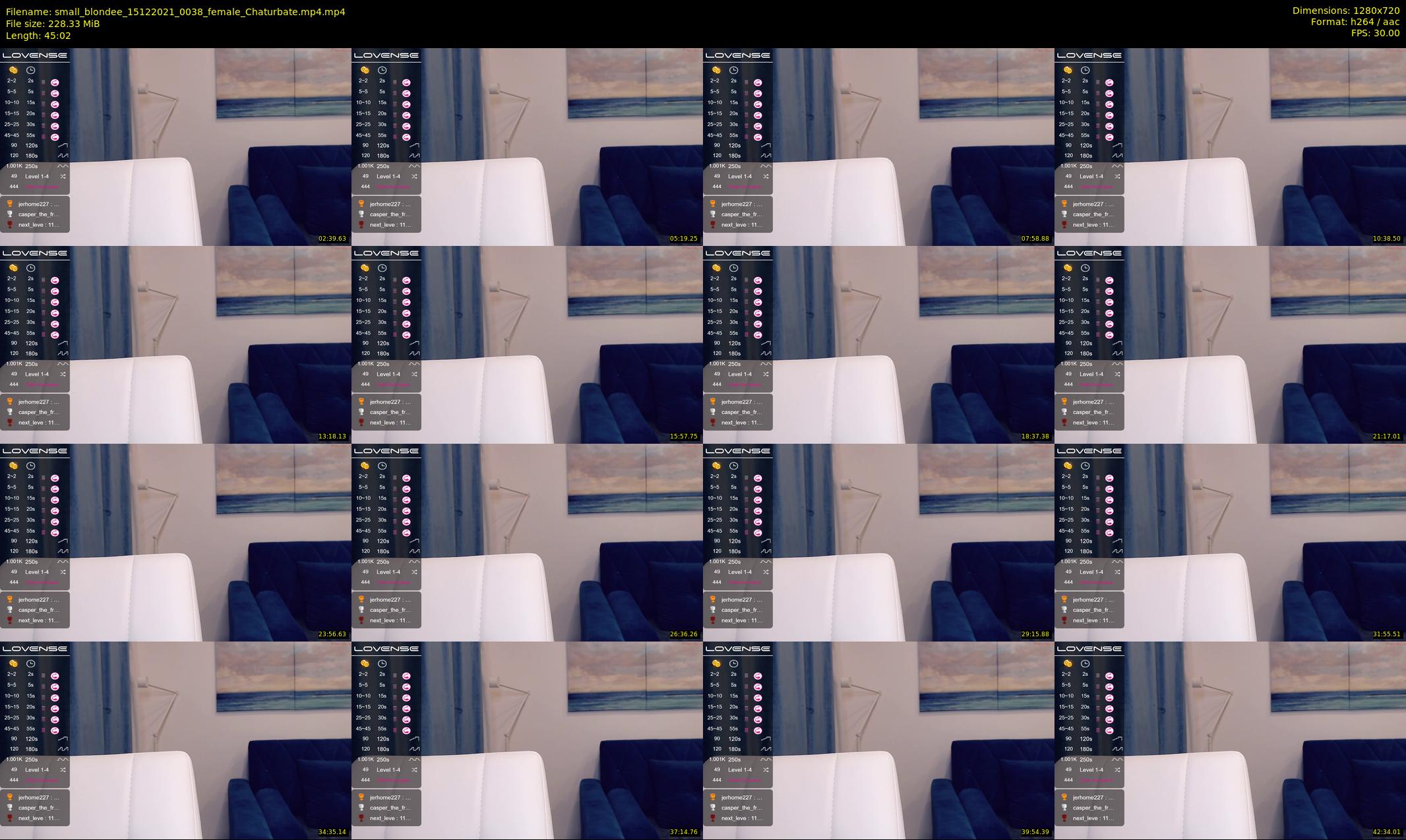 small_blondee — 46 minute Chaturbate female cam show recording, 720p, Dec 15, 2021
