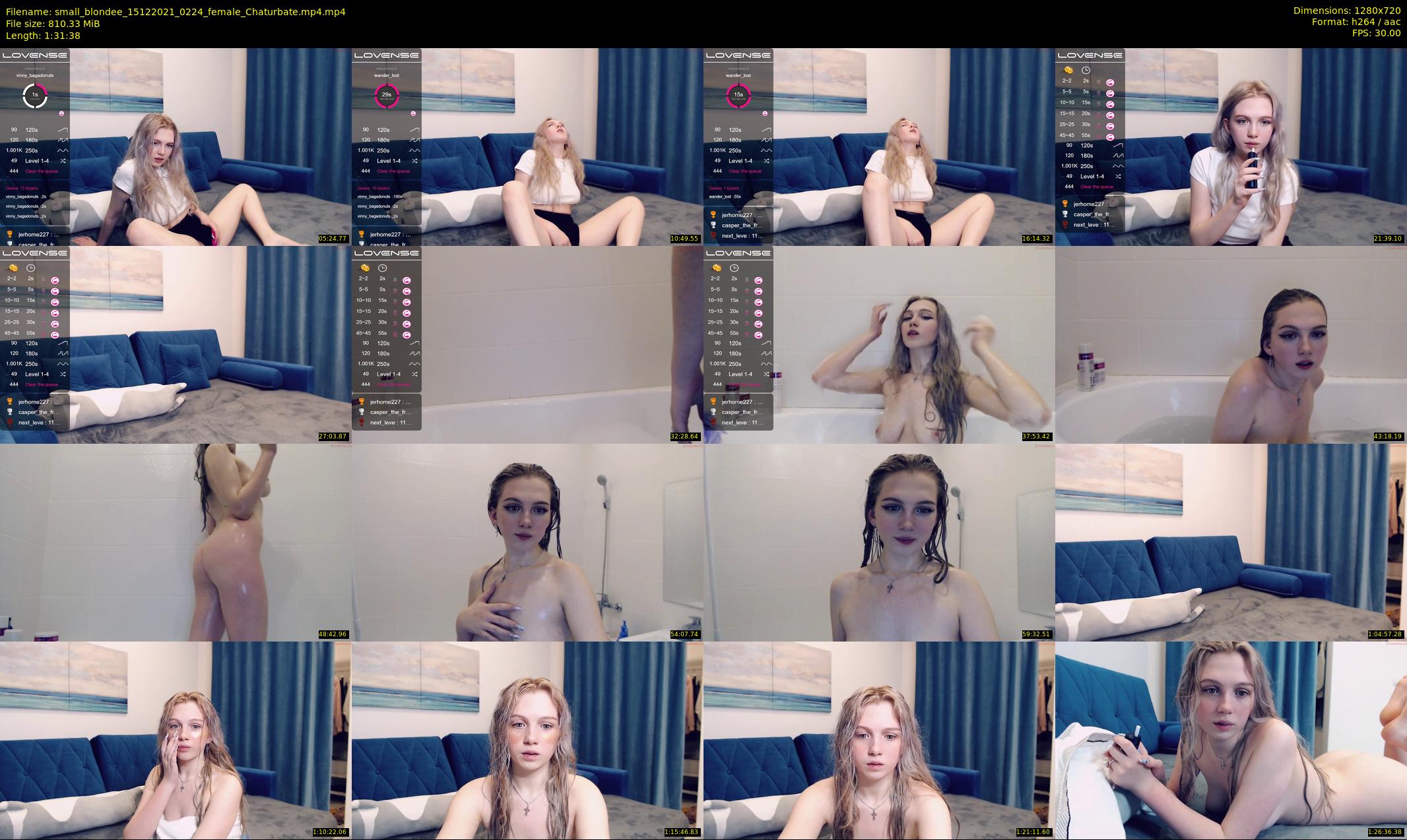 small_blondee — 92 minute Chaturbate female cam show recording, 720p, Dec 15, 2021