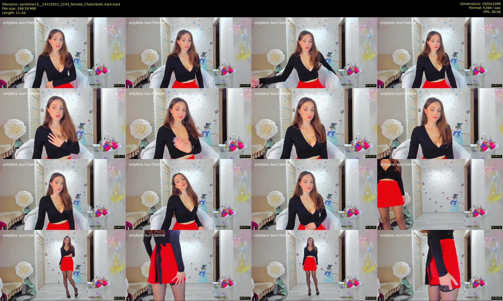 sunshine13_ — 12 minute Chaturbate female cam show recording, 1080p, Dec 14, 2021