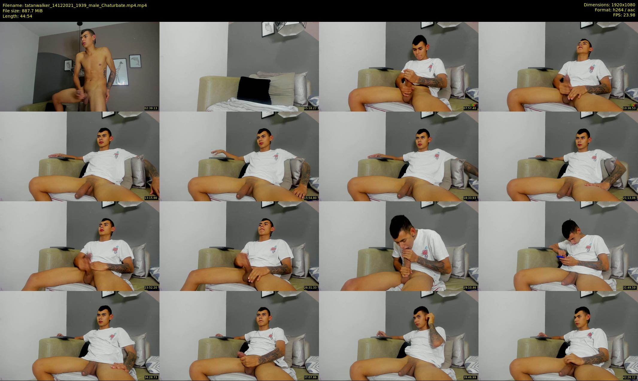 tatanwalker — 45 minute Chaturbate male cam show recording, 1080p, Dec 14, 2021