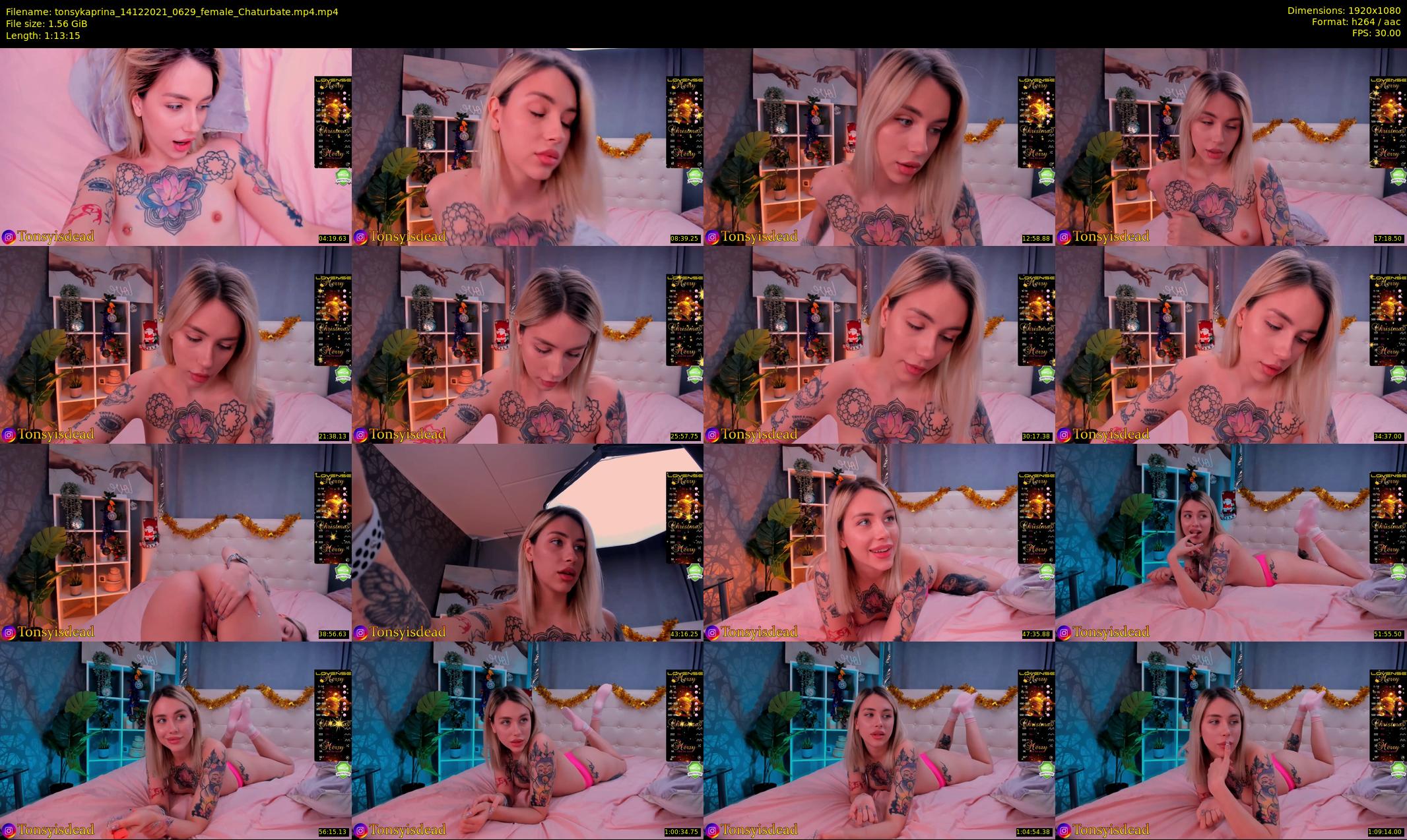 tonsykaprina — 74 minute Chaturbate couple cam show recording, 1080p, Dec 14, 2021