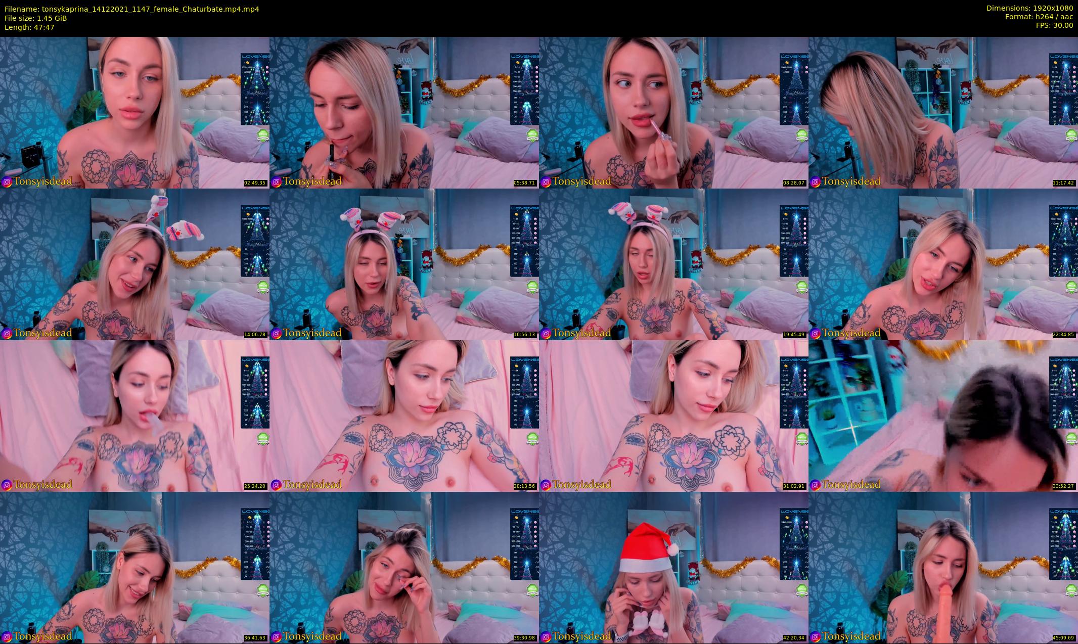 tonsykaprina — 48 minute Chaturbate couple cam show recording, 1080p, Dec 14, 2021