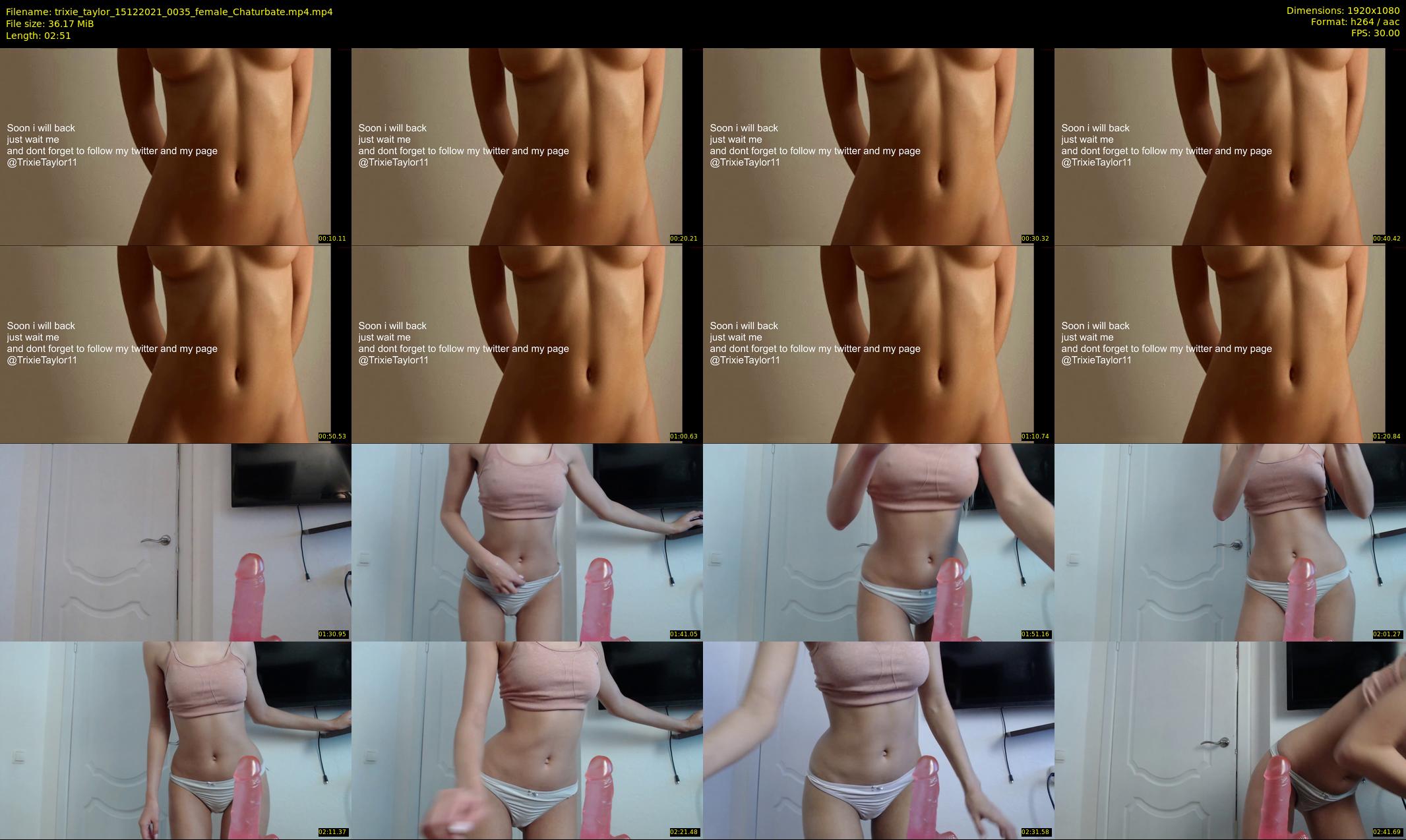 trixie_taylor — 3 minute Chaturbate female cam show recording, 1080p, Dec 15, 2021