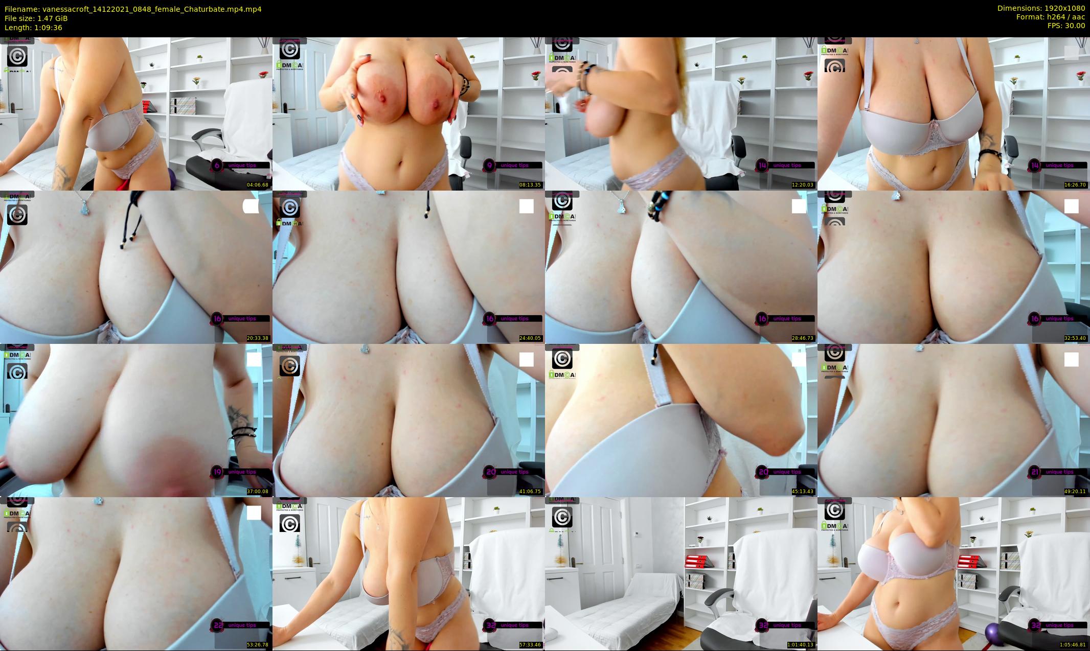 vanessacroft — 70 minute Chaturbate female cam show recording, 1080p, Dec 14, 2021