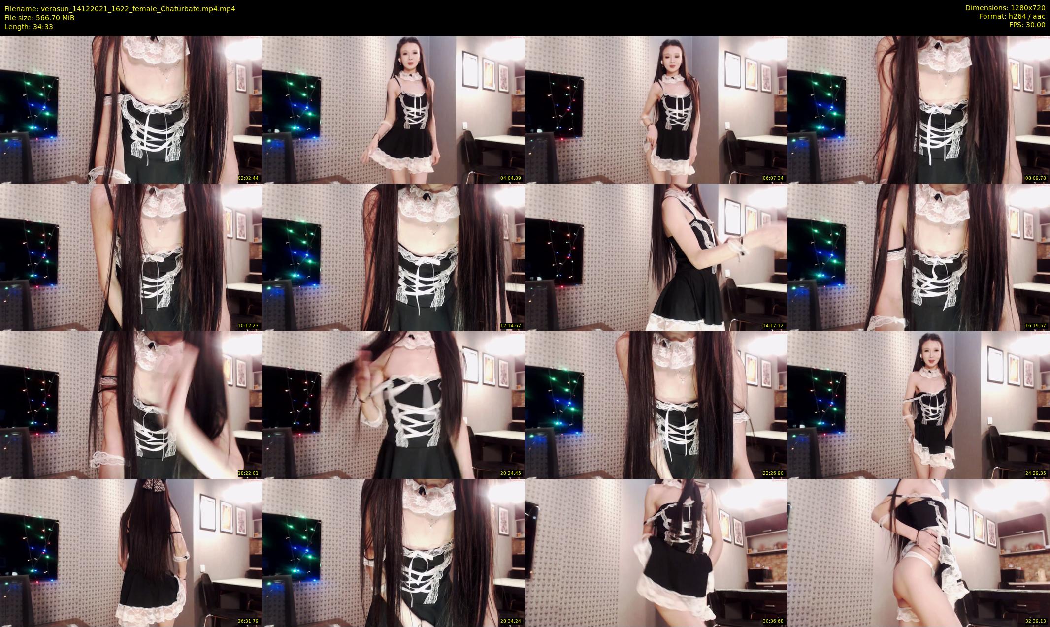verasun — 35 minute Chaturbate female cam show recording, 720p, Dec 14, 2021
