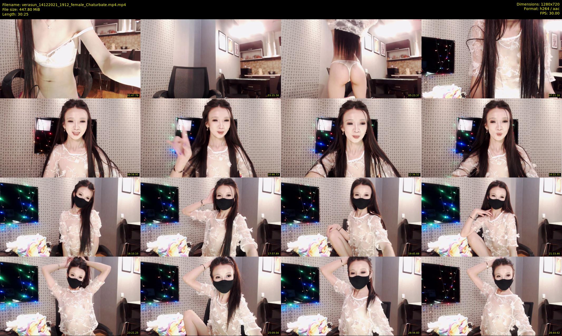 verasun — 31 minute Chaturbate female cam show recording, 720p, Dec 14, 2021