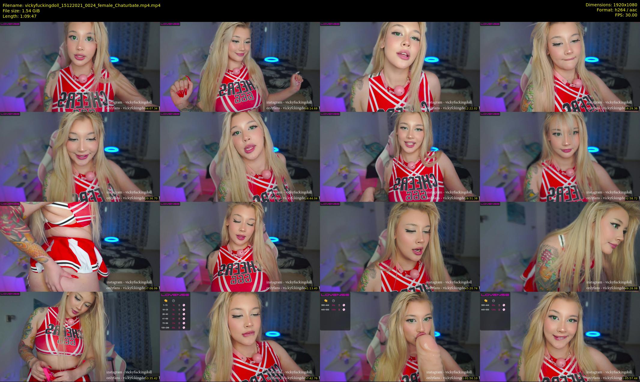 vickyfuckingdoll — 70 minute Chaturbate female cam show recording, 1080p, Dec 15, 2021