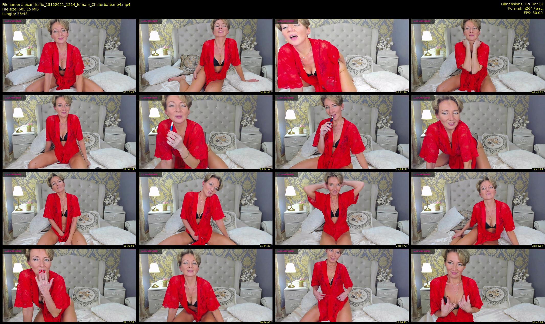 alexandrafix — 37 minute Chaturbate female cam show recording, 720p, Dec 15, 2021
