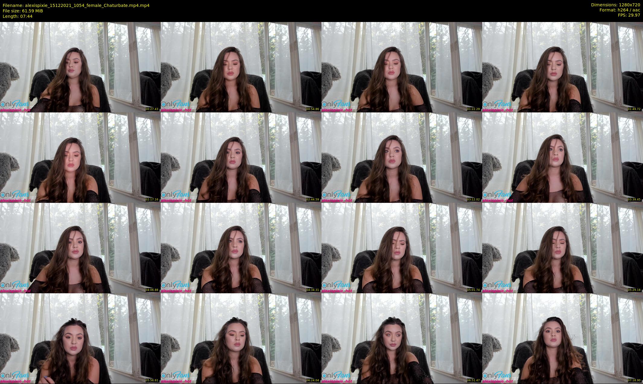 alexispixie — 8 minute Chaturbate female cam show recording, 720p, Dec 15, 2021