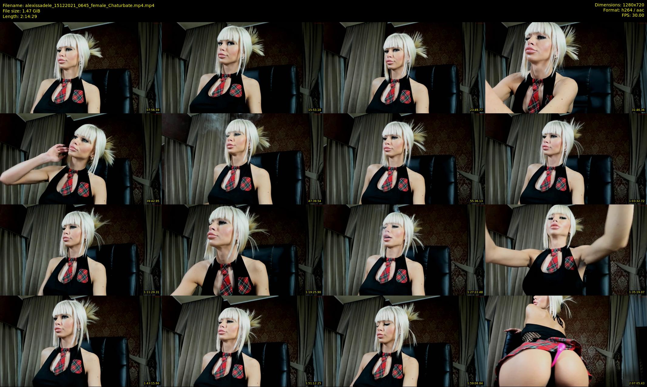 alexissadele — 135 minute Chaturbate female cam show recording, 720p, Dec 15, 2021