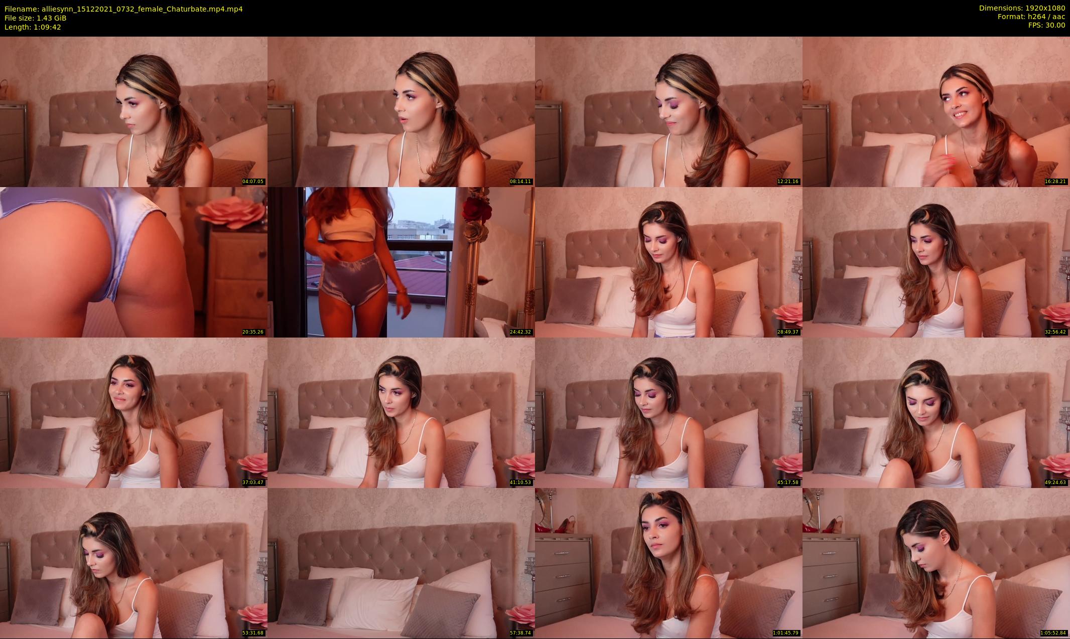alliesynn — 70 minute Chaturbate female cam show recording, 1080p, Dec 15, 2021