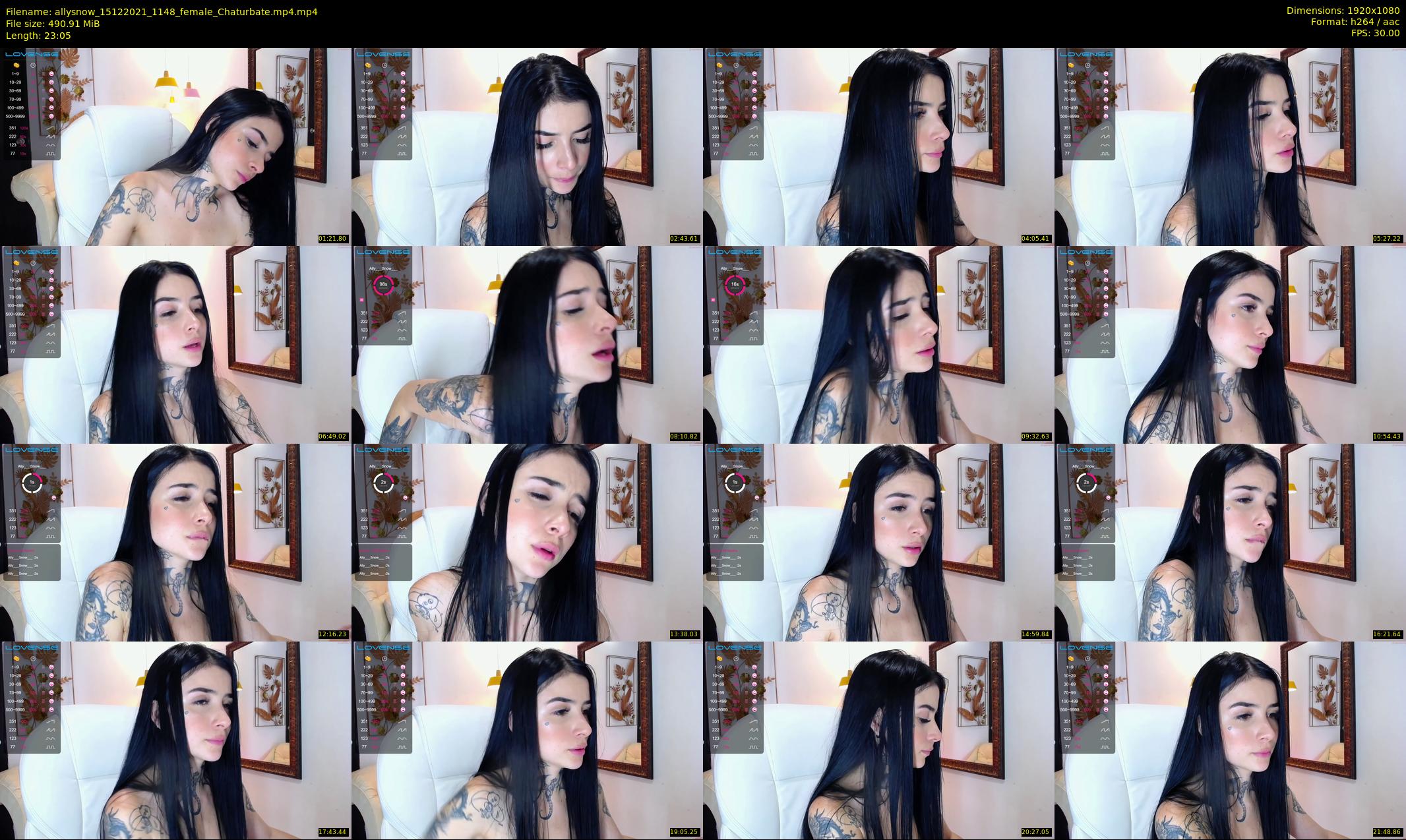 allysnow — 24 minute Chaturbate female cam show recording, 1080p, Dec 15, 2021