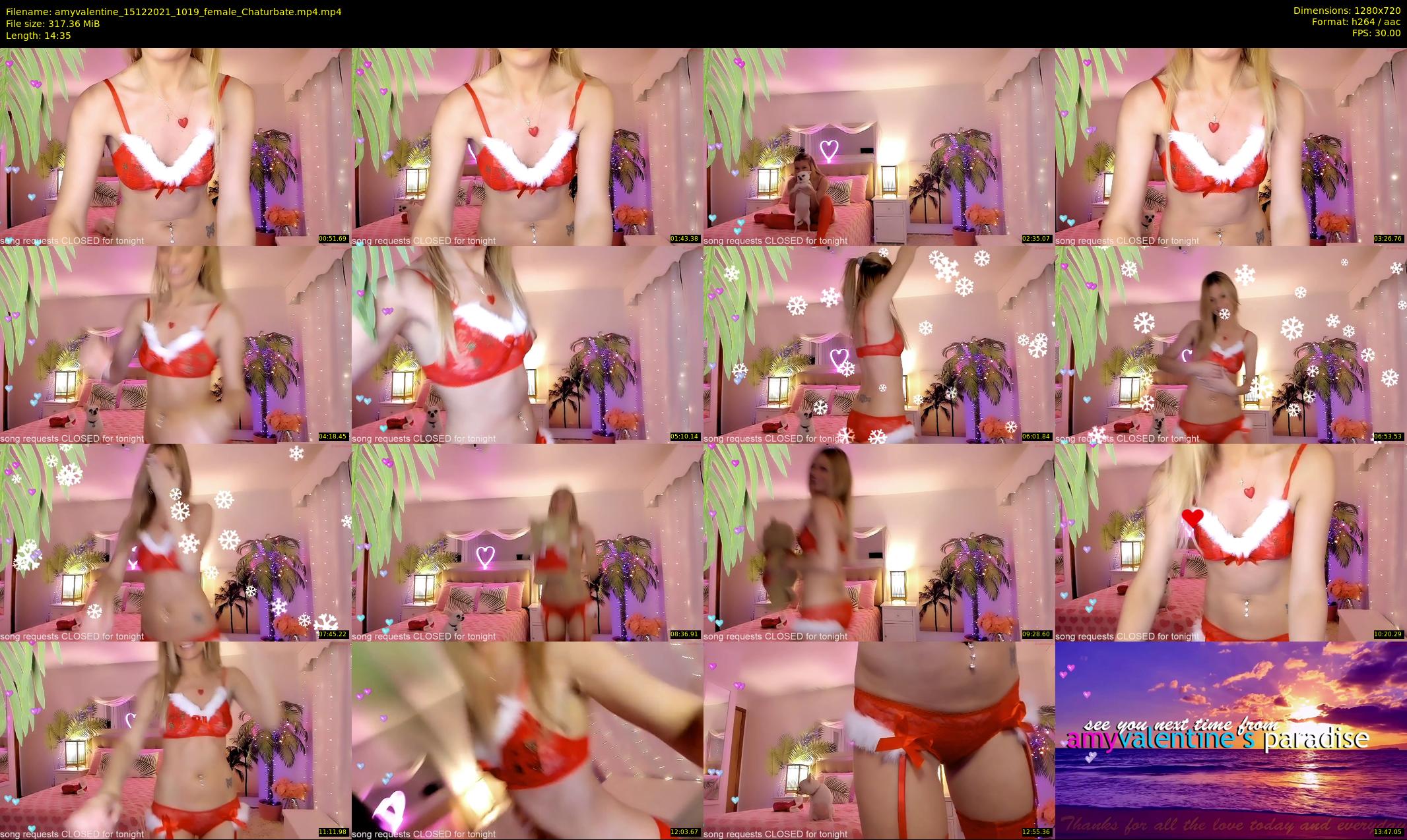 amyvalentine — 15 minute Chaturbate female cam show recording, 720p, Dec 15, 2021