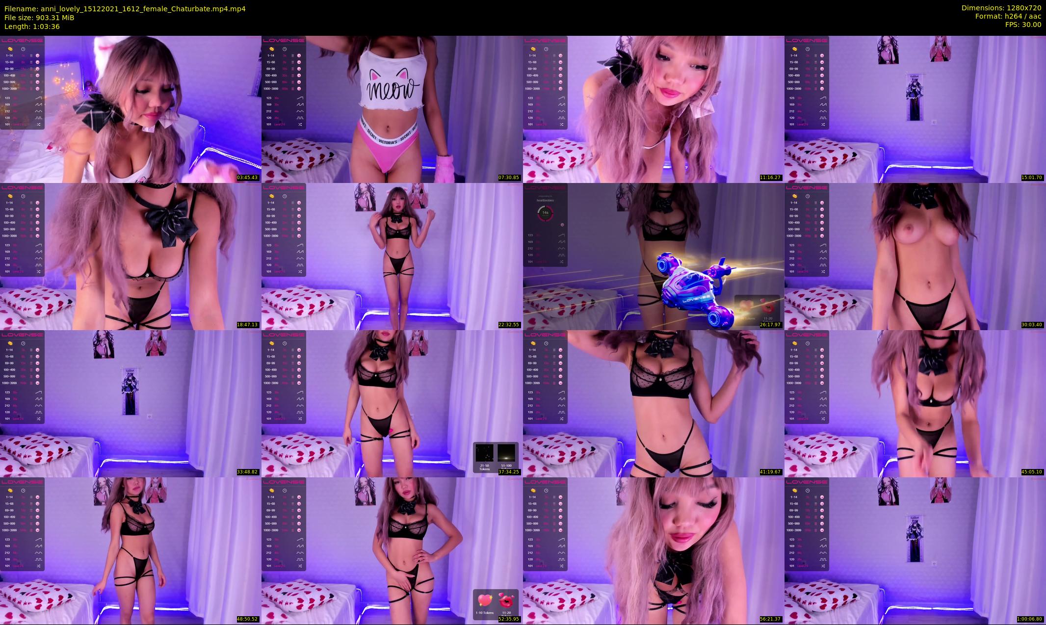 anni_lovely — 64 minute Chaturbate female cam show recording, 720p, Dec 15, 2021
